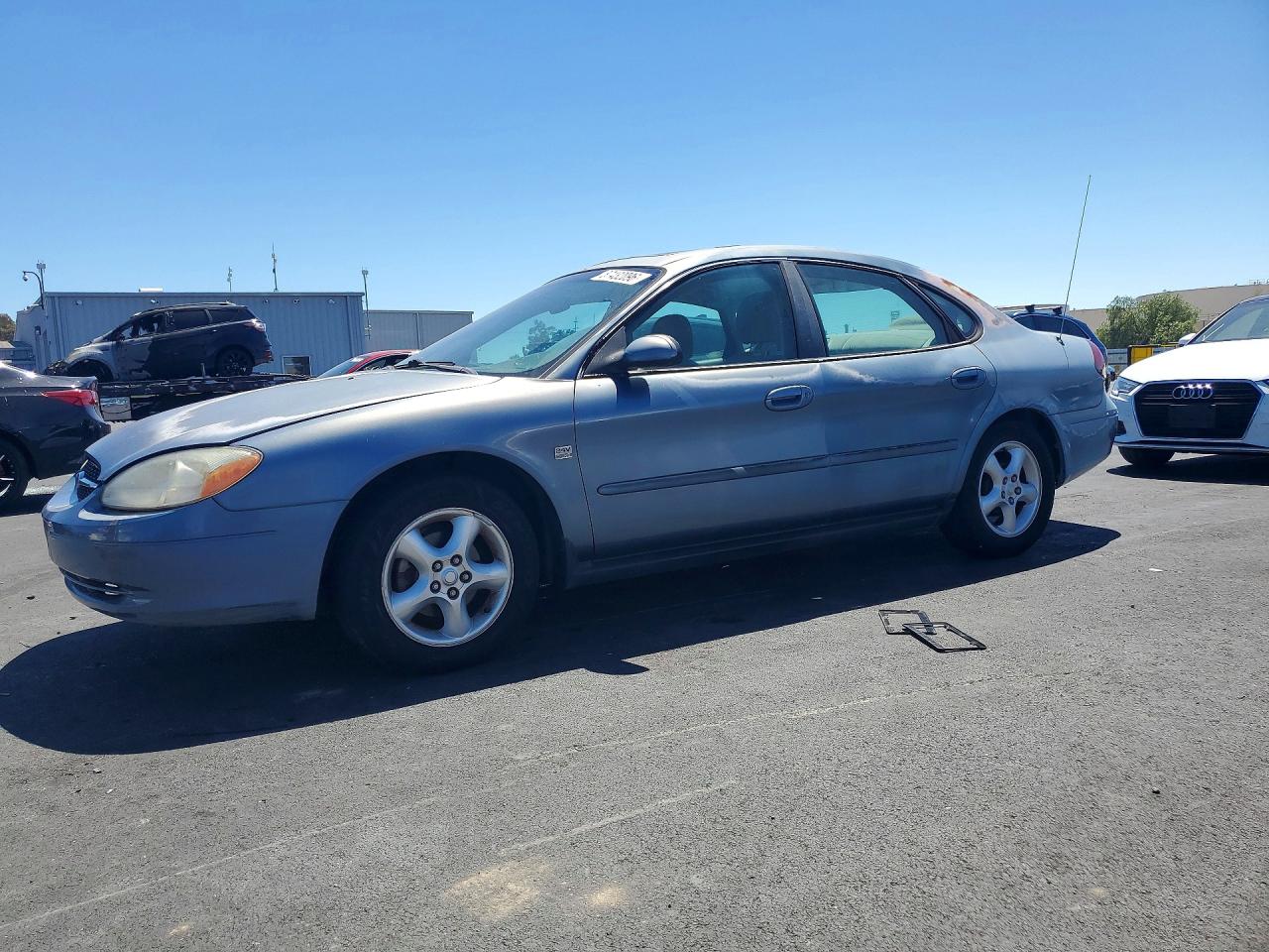 2000 Ford Taurus Ses Blue vin: 1FAFP55S7YA212273