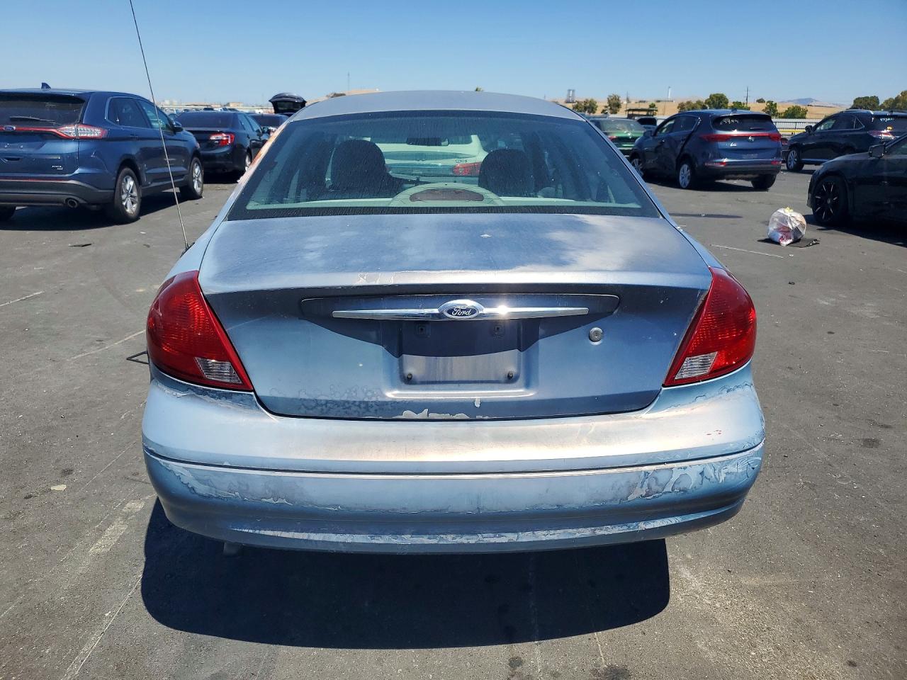 2000 Ford Taurus Ses Blue vin: 1FAFP55S7YA212273