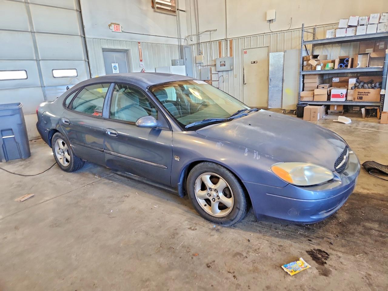 2000 Ford Taurus Ses Синий vin: 1FAFP55S7YA286387