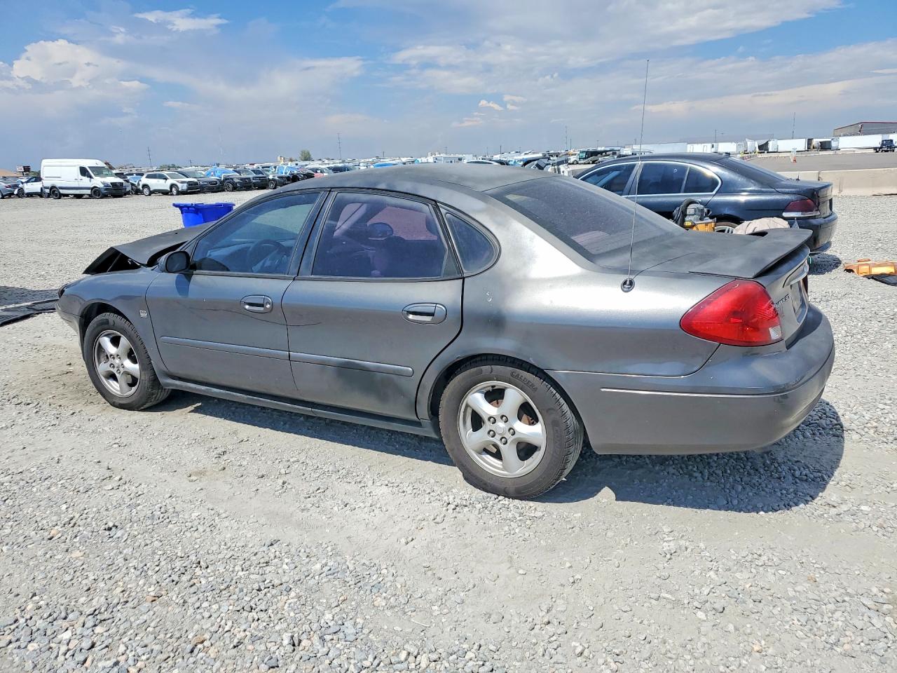 2002 Ford Taurus Ses Gray vin: 1FAFP55S82G214909