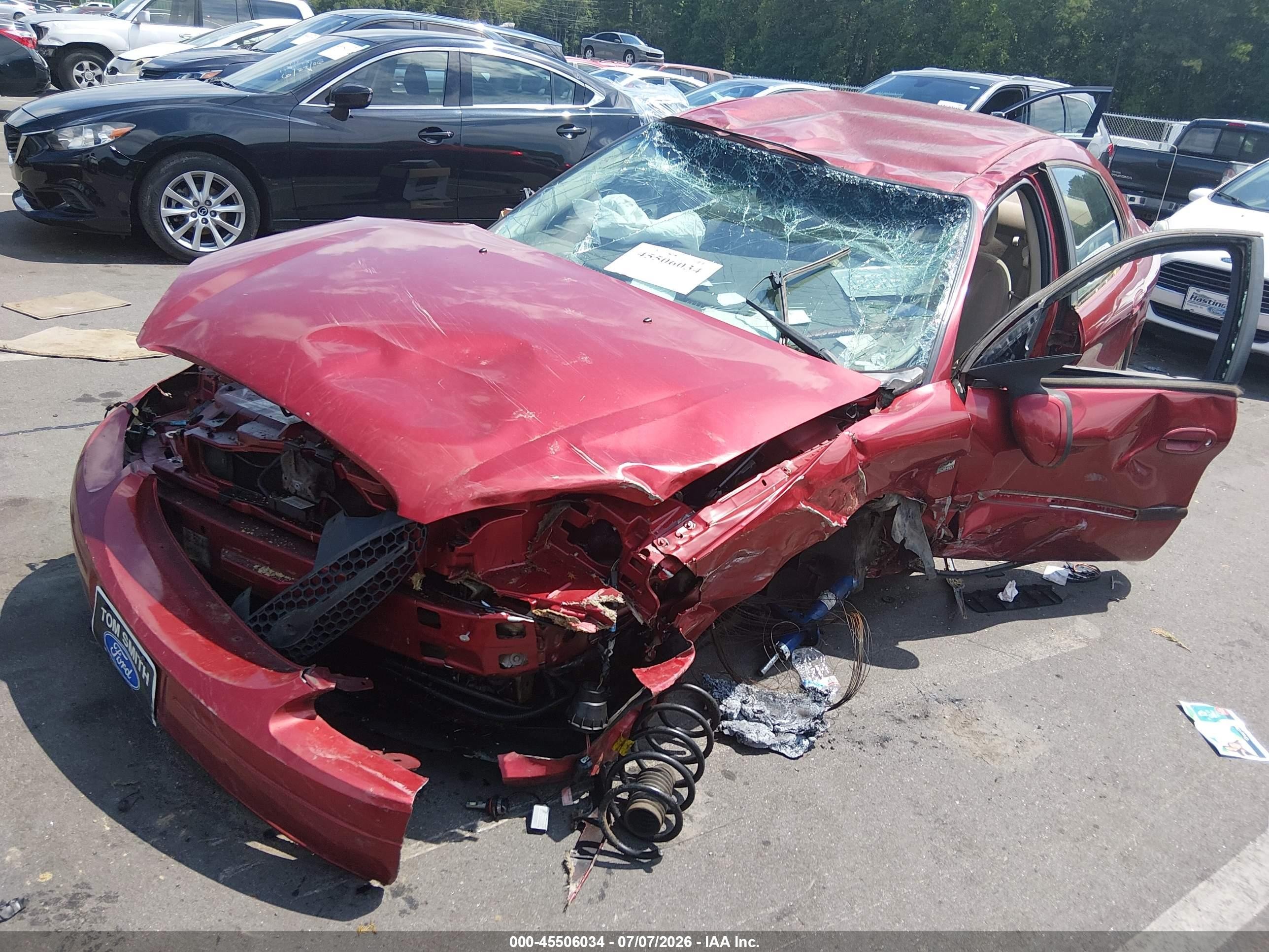 2000 Ford Taurus Ses Red vin: 1FAFP55S8YA184094