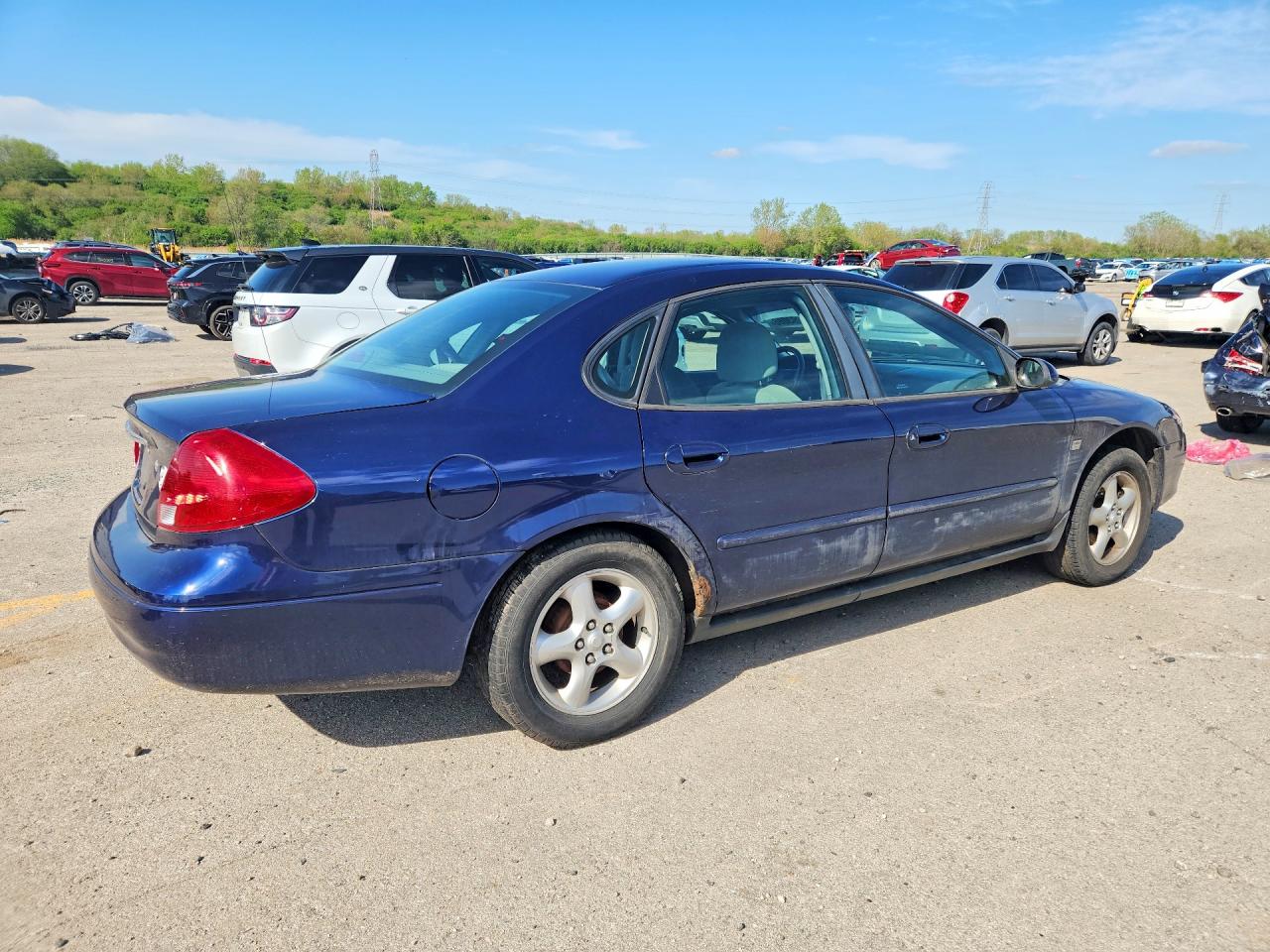2000 Ford Taurus Ses Blue vin: 1FAFP55S8YG205166
