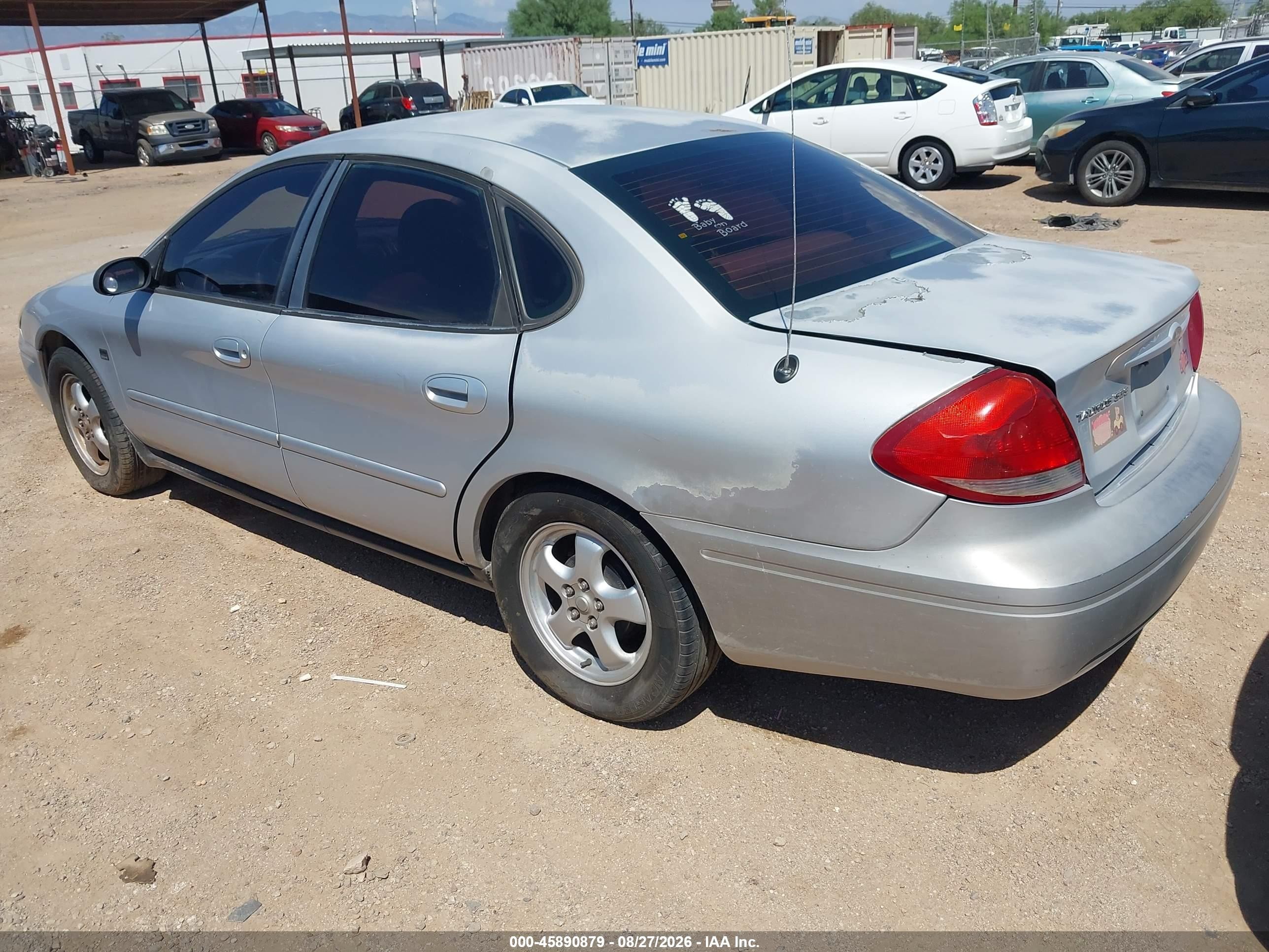 2004 Ford Taurus Ses Серебряный vin: 1FAFP55S94G159633