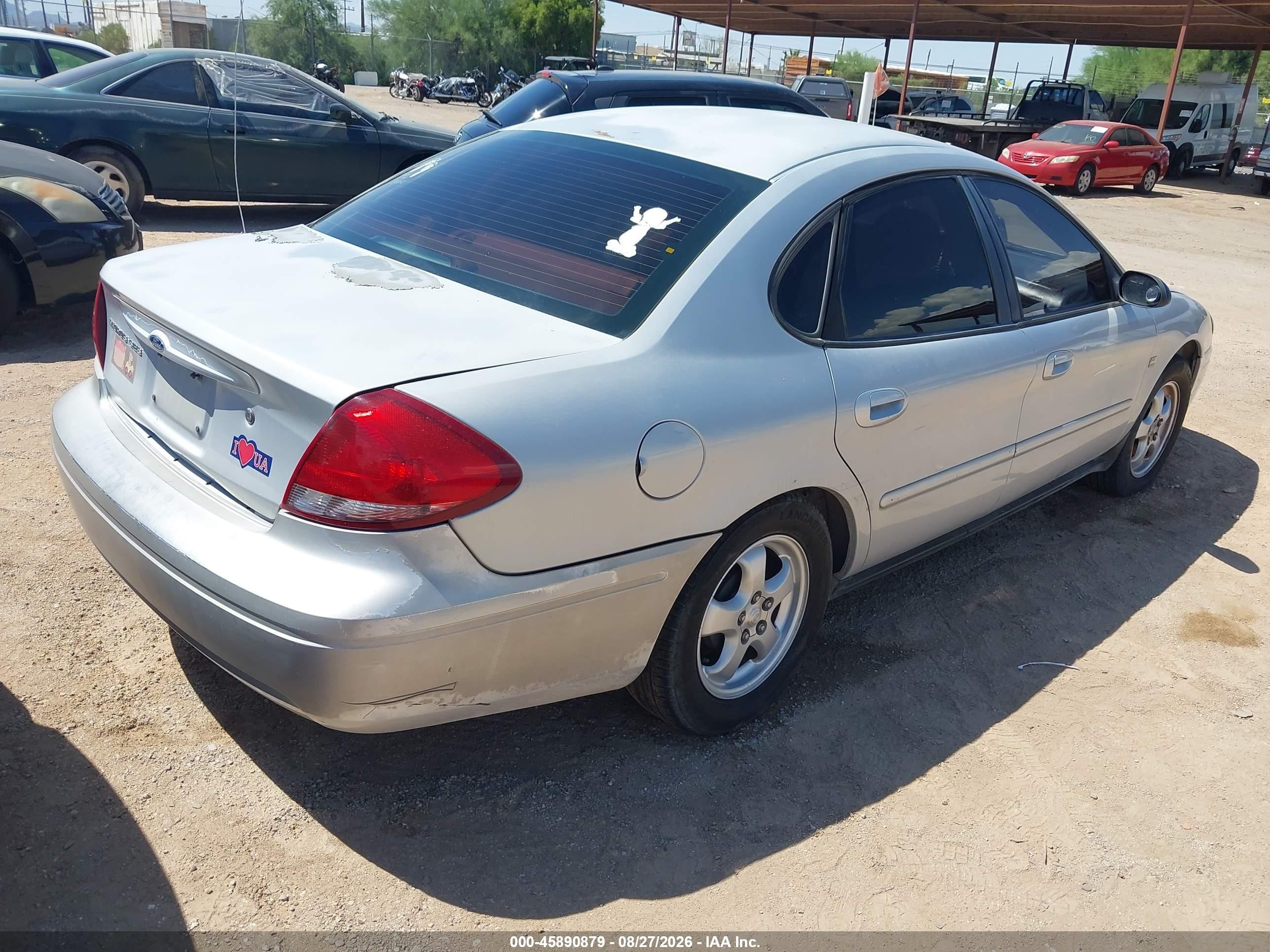 2004 Ford Taurus Ses Серебряный vin: 1FAFP55S94G159633