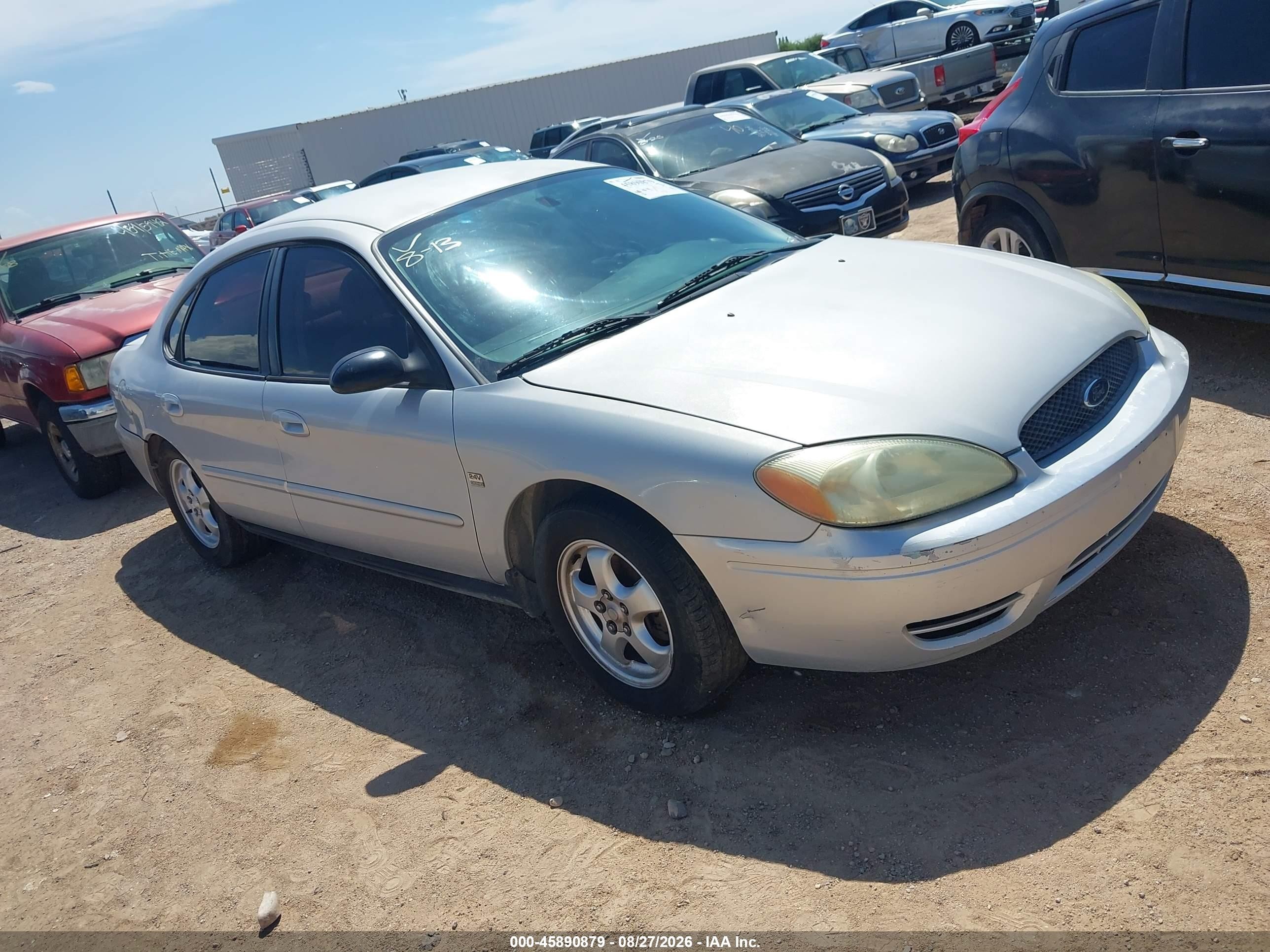 2004 Ford Taurus Ses Серебряный vin: 1FAFP55S94G159633