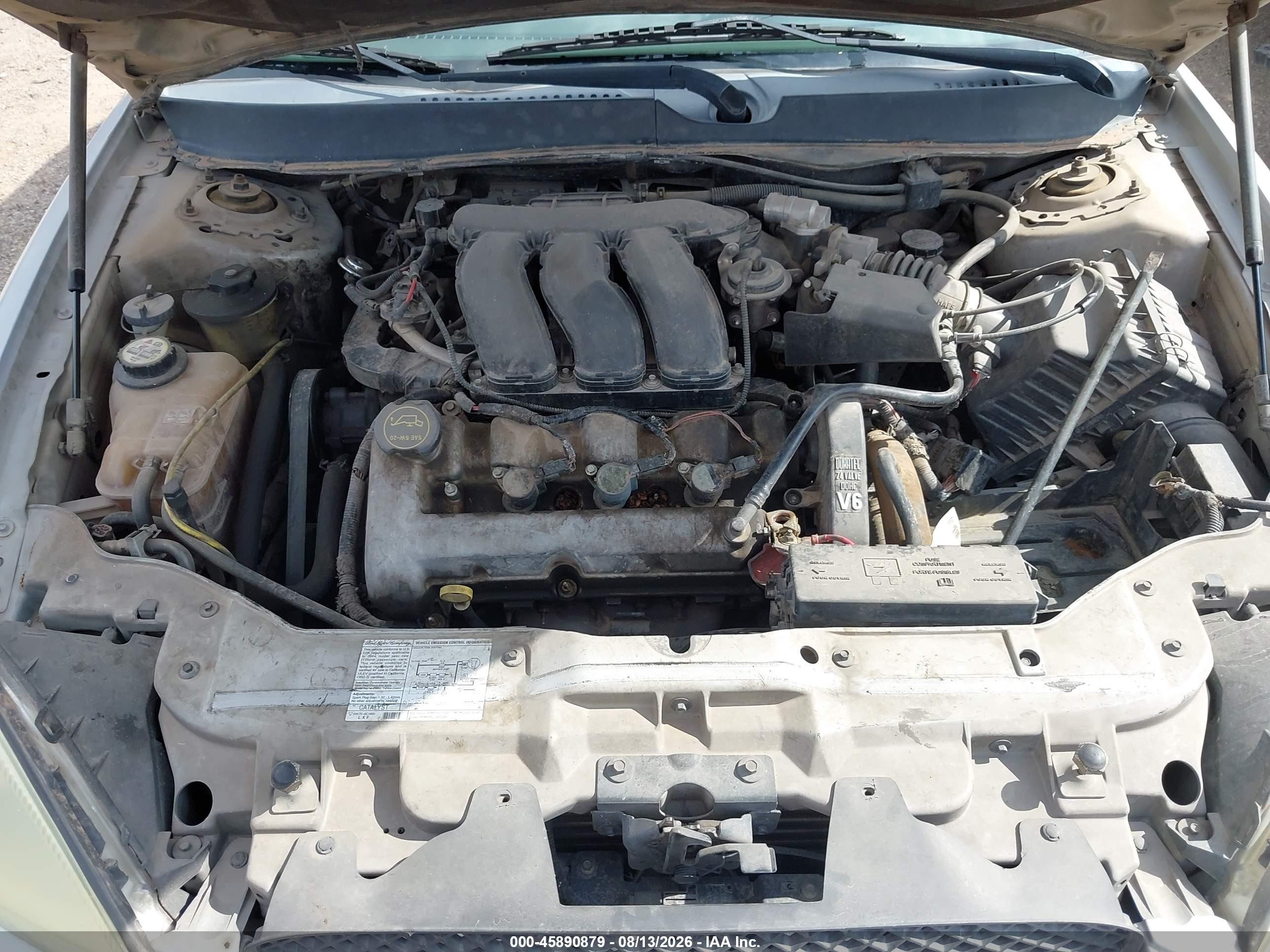 2004 Ford Taurus Ses Серебряный vin: 1FAFP55S94G159633