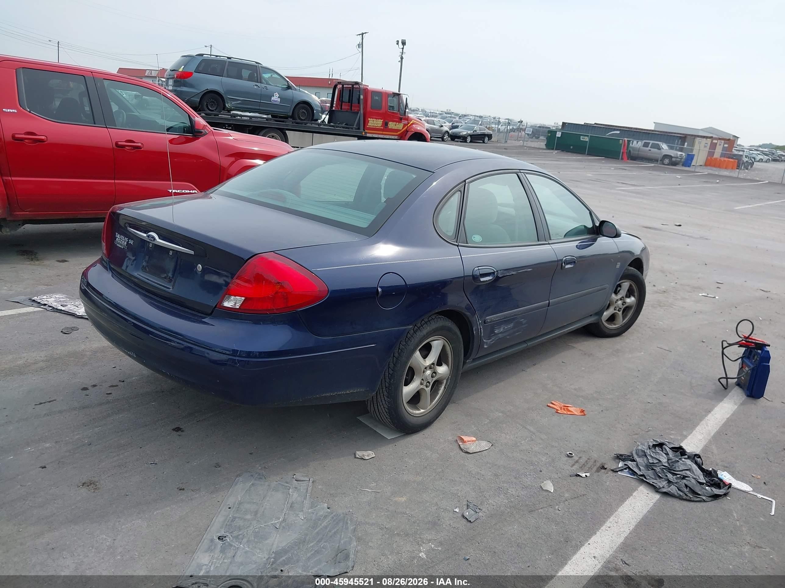2000 Ford Taurus Ses Navy vin: 1FAFP55S9YA213117
