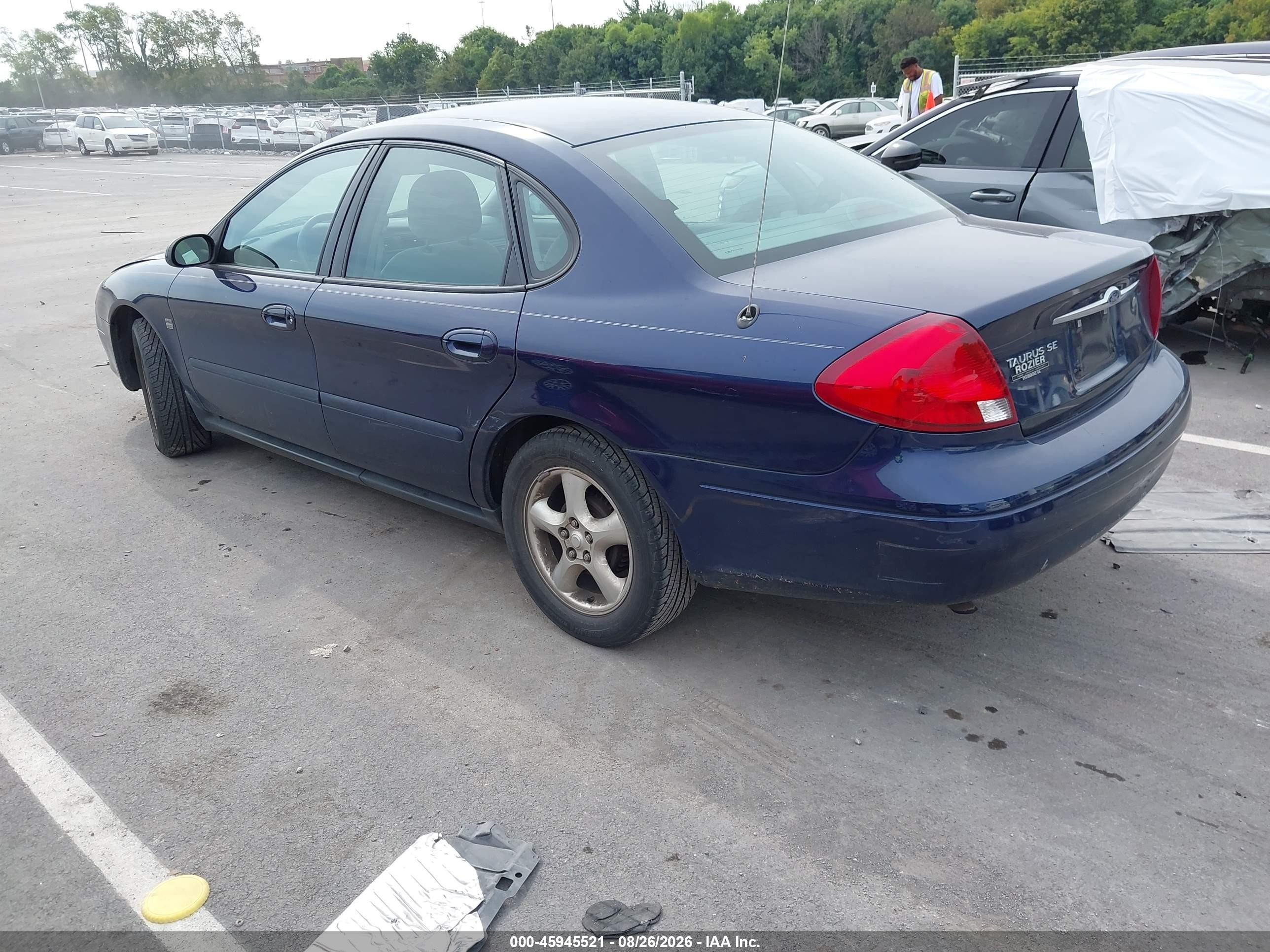 2000 Ford Taurus Ses Navy vin: 1FAFP55S9YA213117