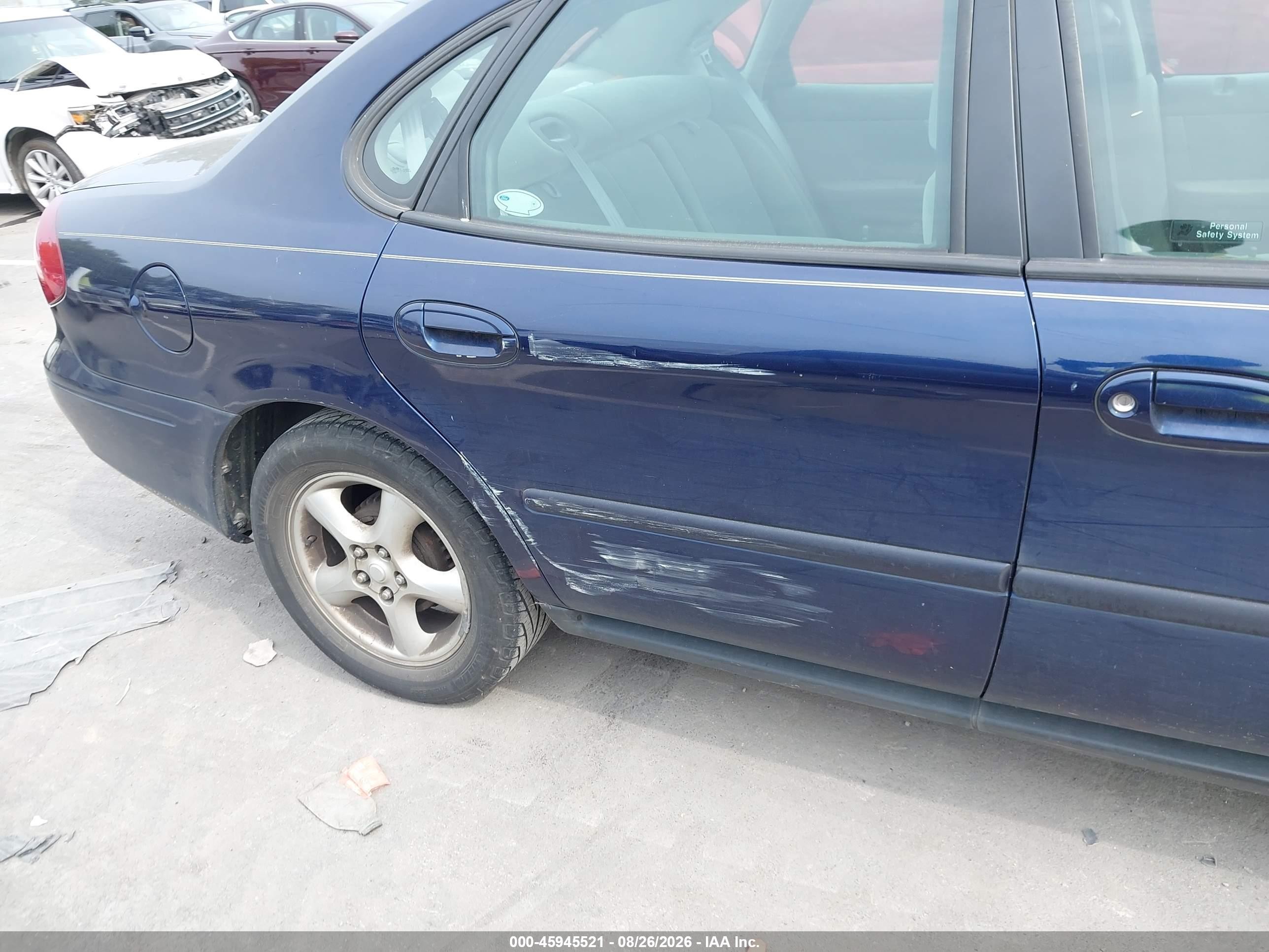 2000 Ford Taurus Ses Navy vin: 1FAFP55S9YA213117