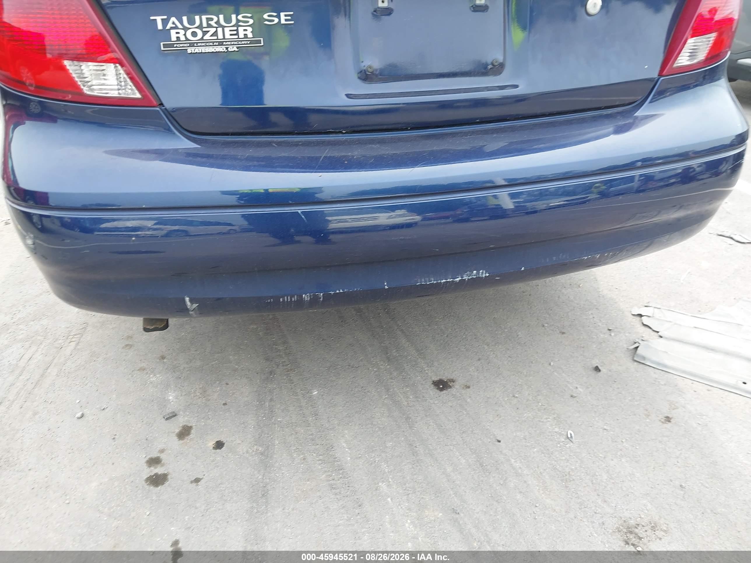 2000 Ford Taurus Ses Navy vin: 1FAFP55S9YA213117