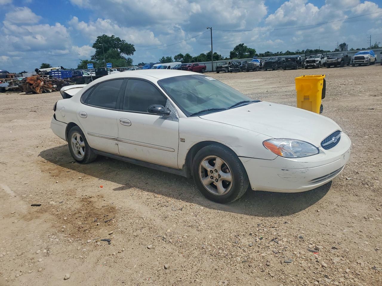 2002 Ford Taurus Ses White vin: 1FAFP55SX2A110652