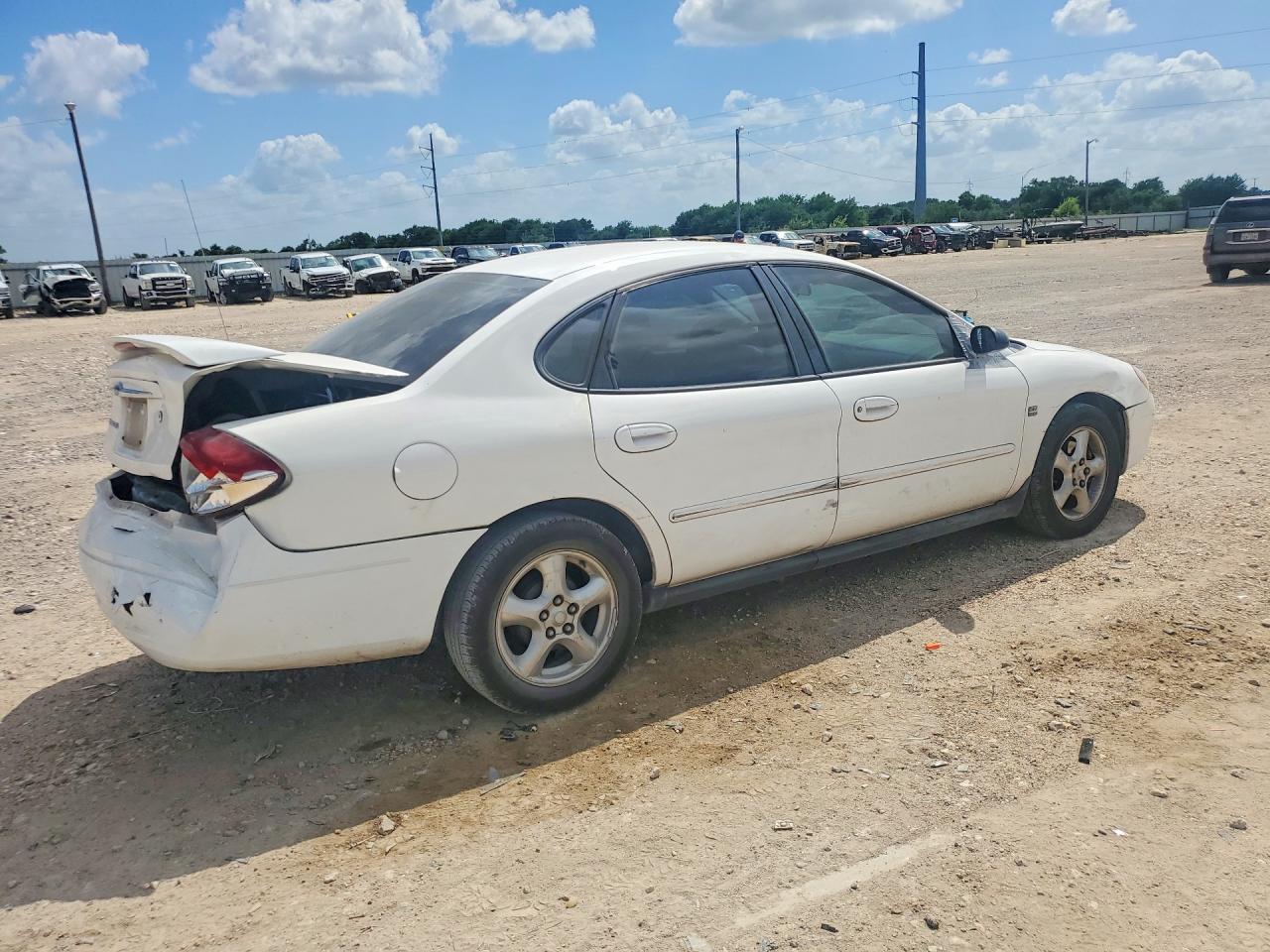 2002 Ford Taurus Ses White vin: 1FAFP55SX2A110652