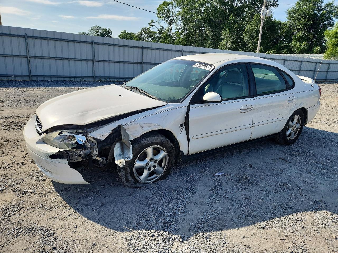 2003 Ford Taurus Ses White vin: 1FAFP55SX3A105713