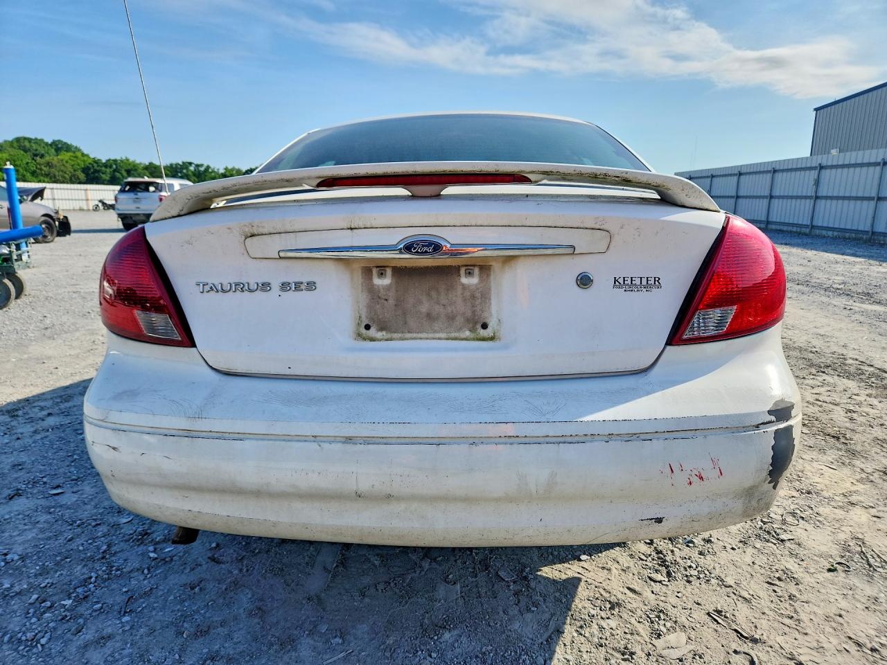 2003 Ford Taurus Ses White vin: 1FAFP55SX3A105713