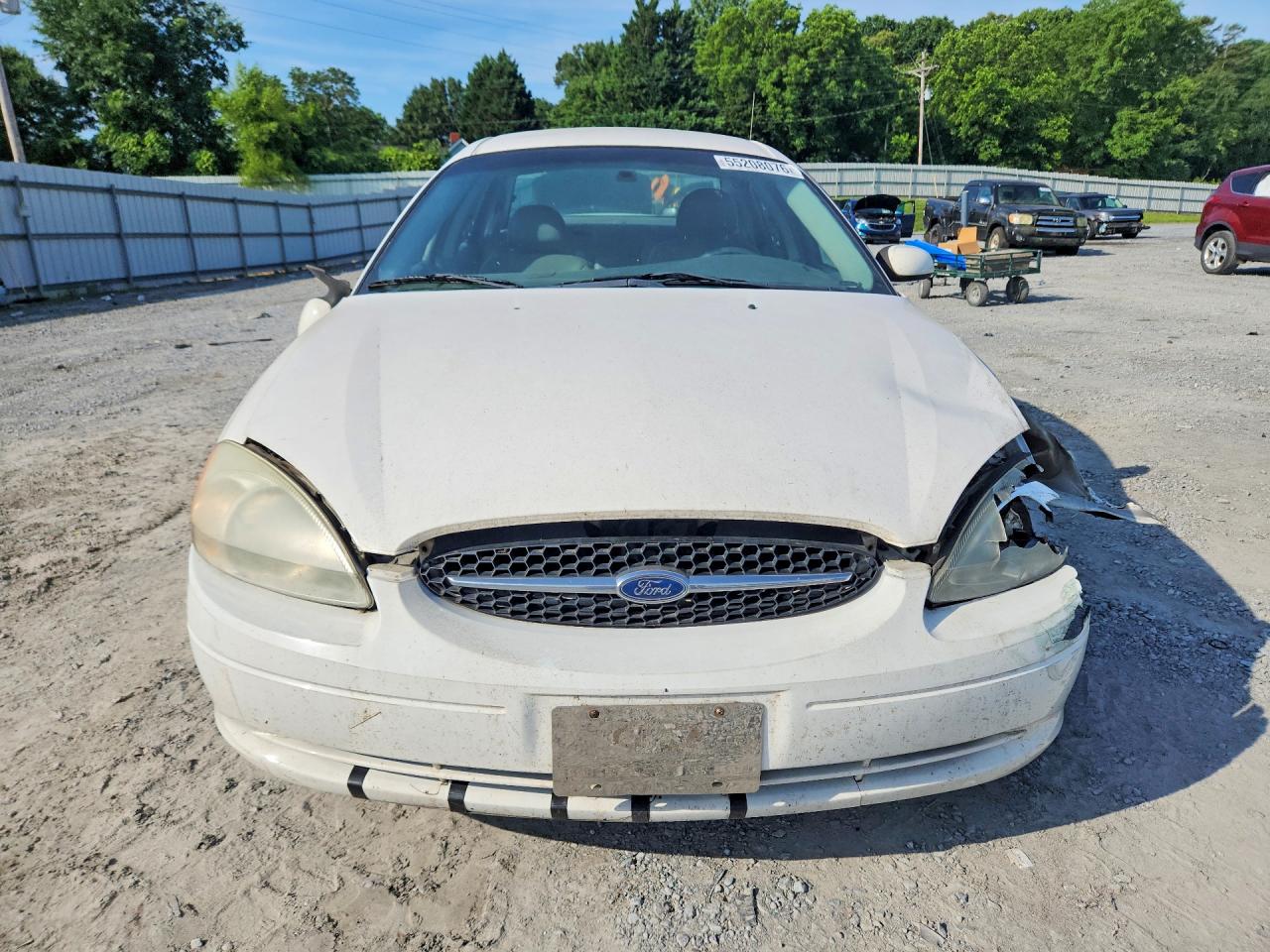 2003 Ford Taurus Ses White vin: 1FAFP55SX3A105713