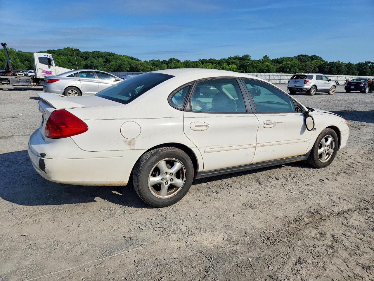 2003 Ford Taurus Ses White vin: 1FAFP55SX3A105713