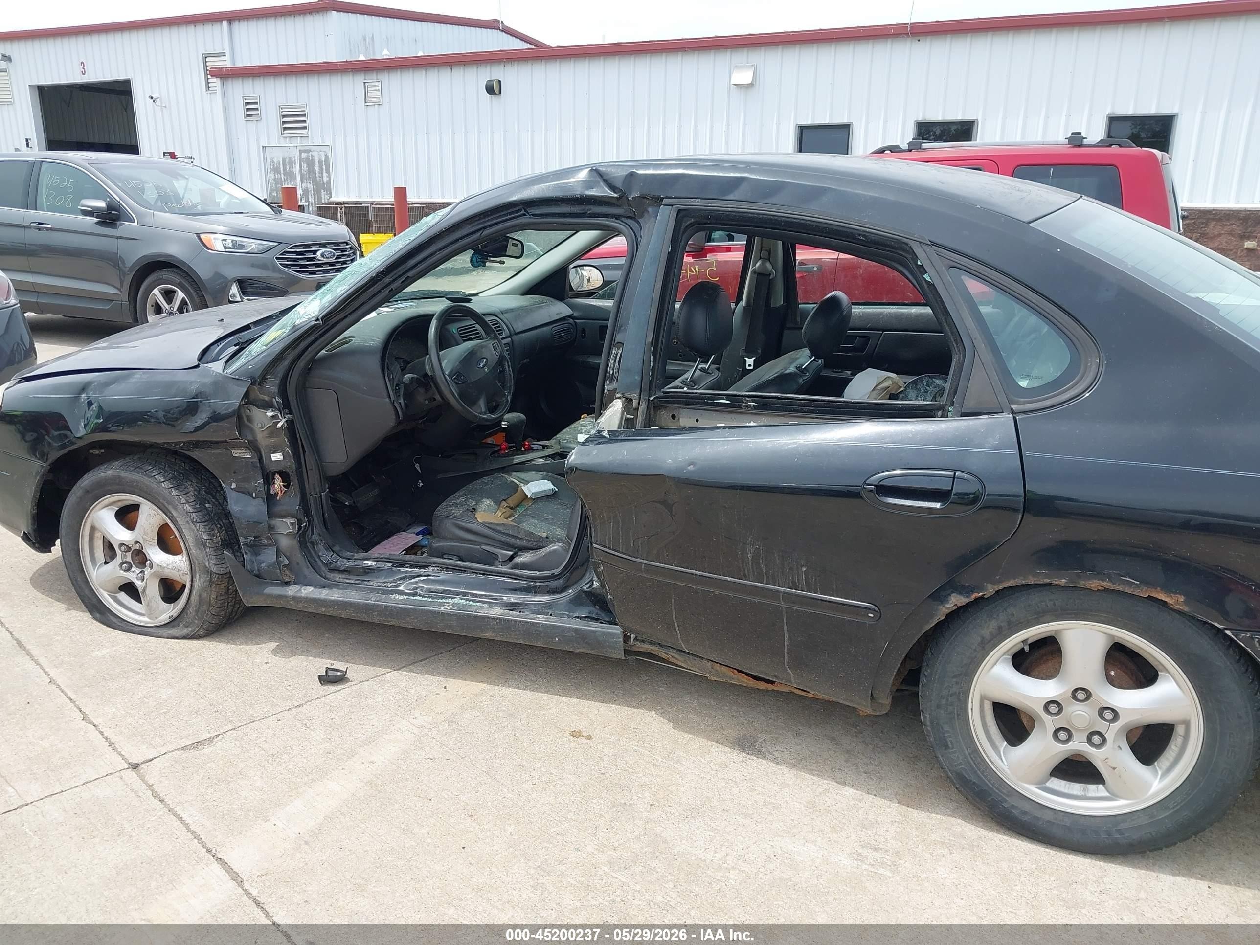 2003 Ford Taurus Ses Black vin: 1FAFP55SX3A196272