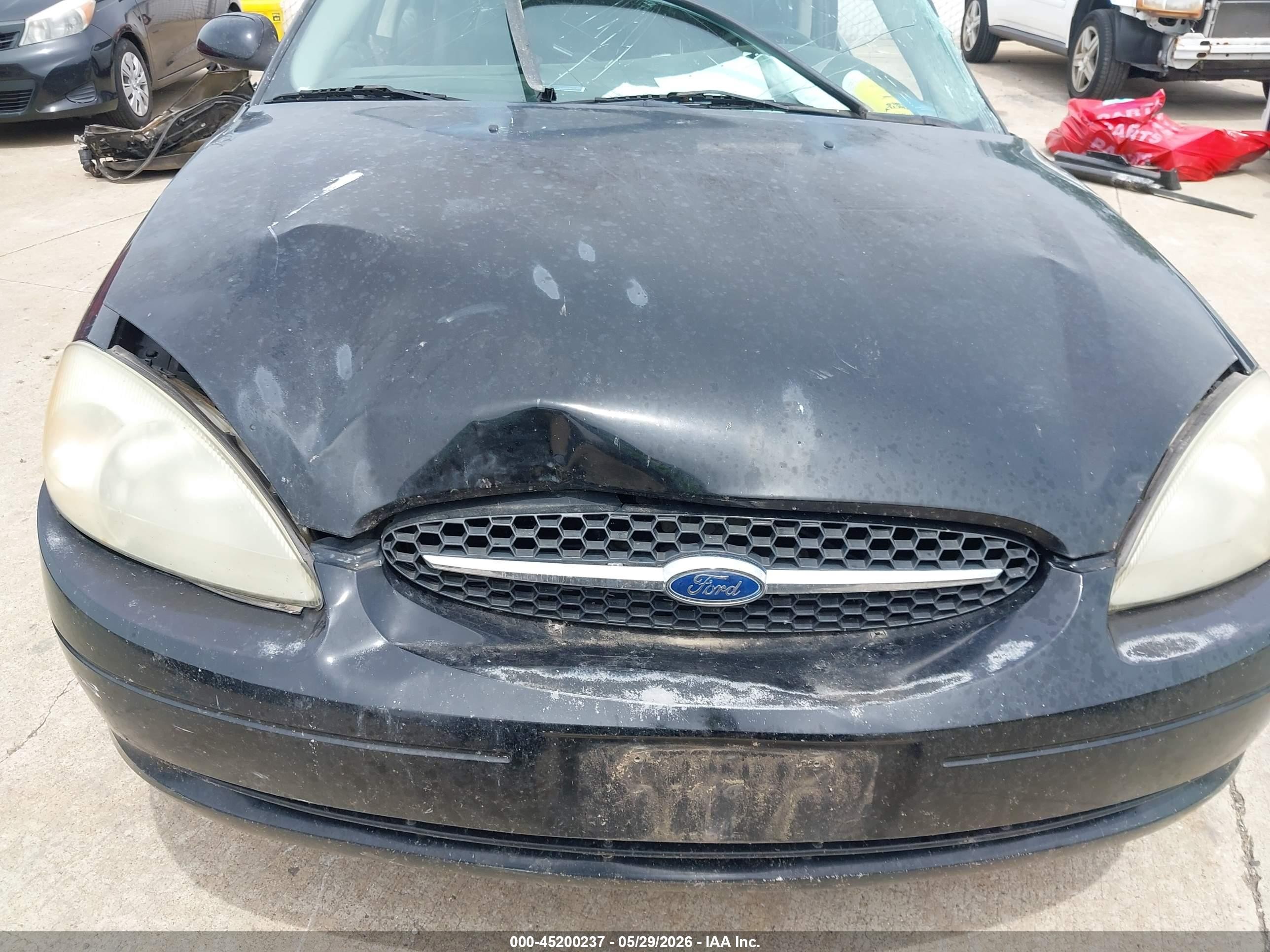 2003 Ford Taurus Ses Black vin: 1FAFP55SX3A196272