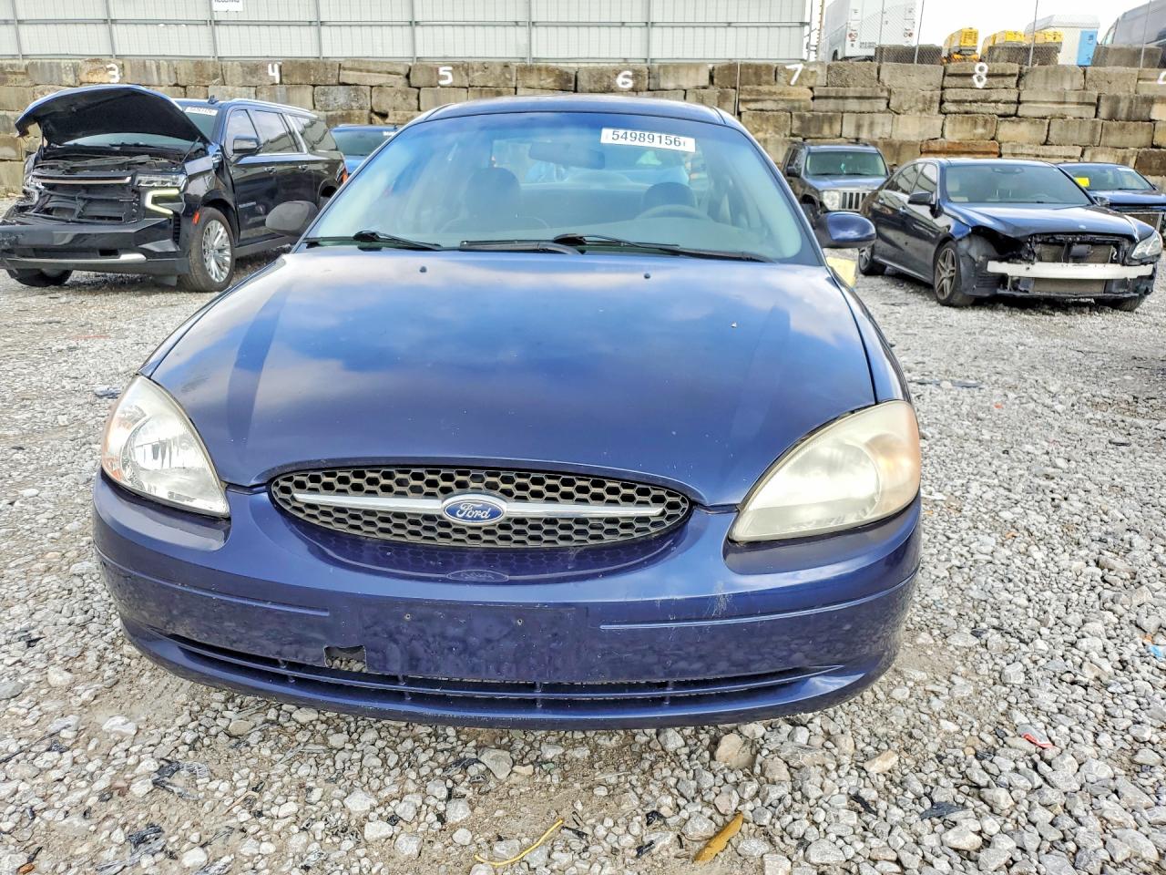 2001 Ford Taurus Ses Blue vin: 1FAFP55U01G138439