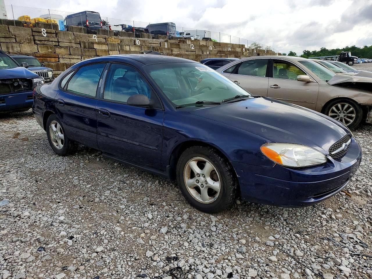 2001 Ford Taurus Ses Blue vin: 1FAFP55U01G138439