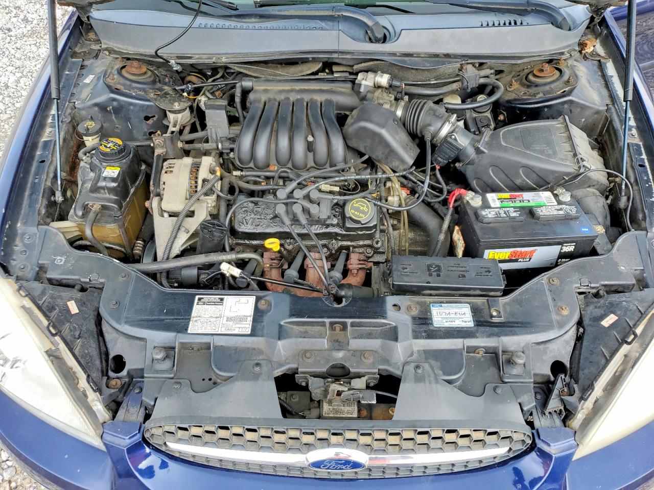 2001 Ford Taurus Ses Blue vin: 1FAFP55U01G138439