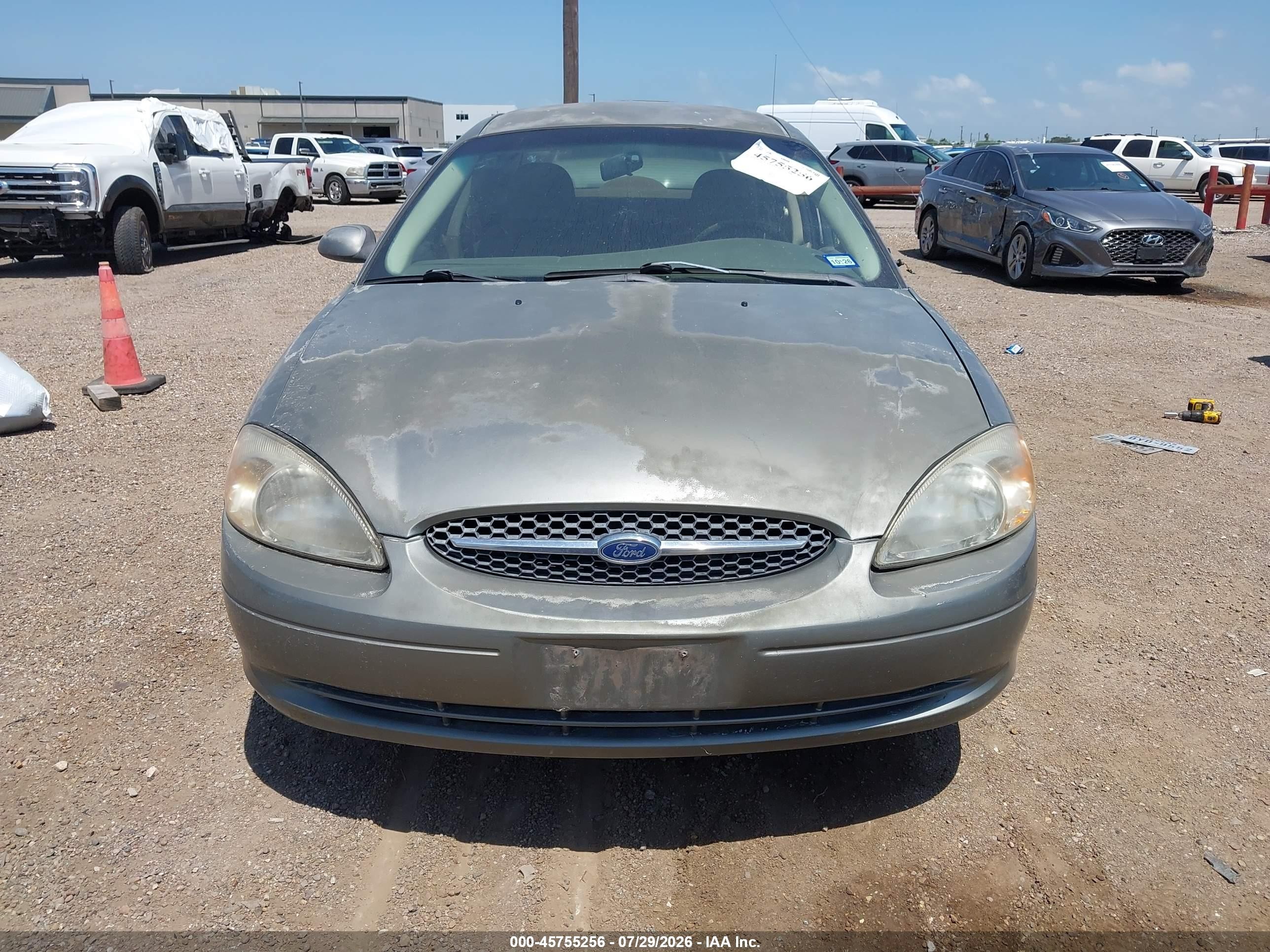 2001 Ford Taurus Ses Gray vin: 1FAFP55U01G189522