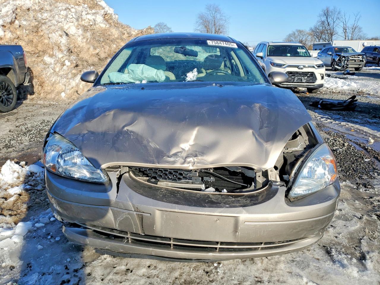 2002 Ford Taurus Ses Beige vin: 1FAFP55U02A133357
