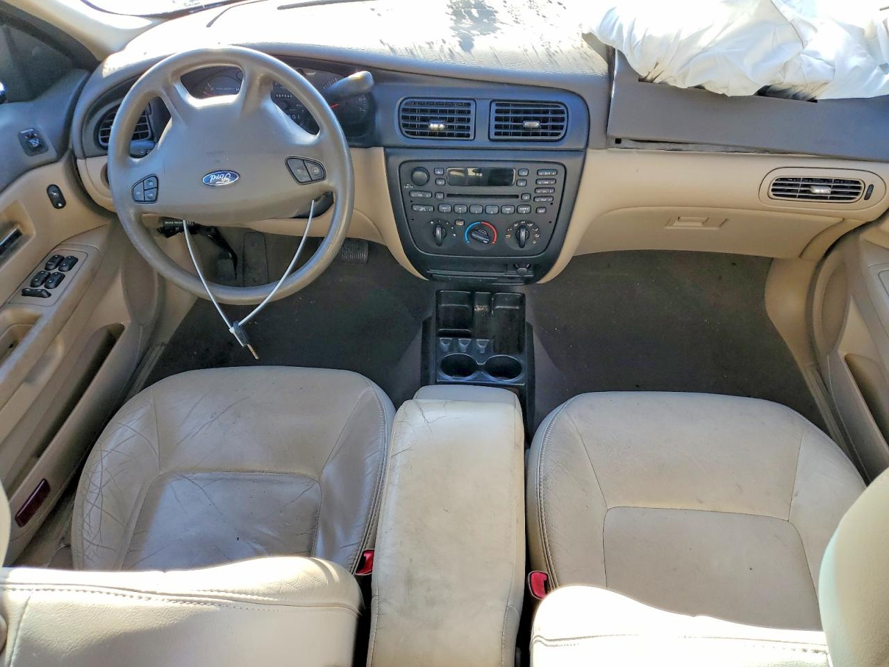 2002 Ford Taurus Ses Beige vin: 1FAFP55U02A133357