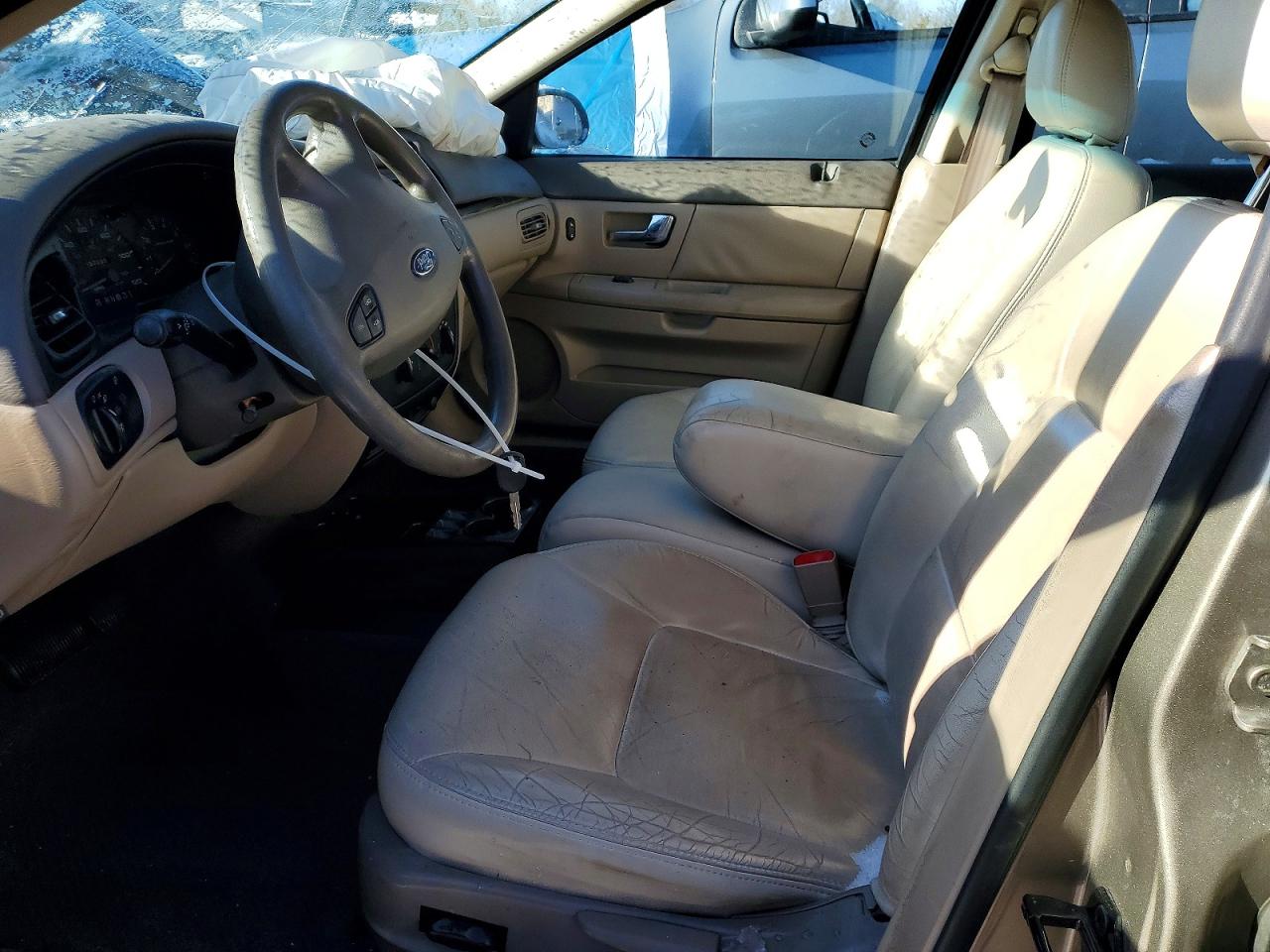 2002 Ford Taurus Ses Beige vin: 1FAFP55U02A133357