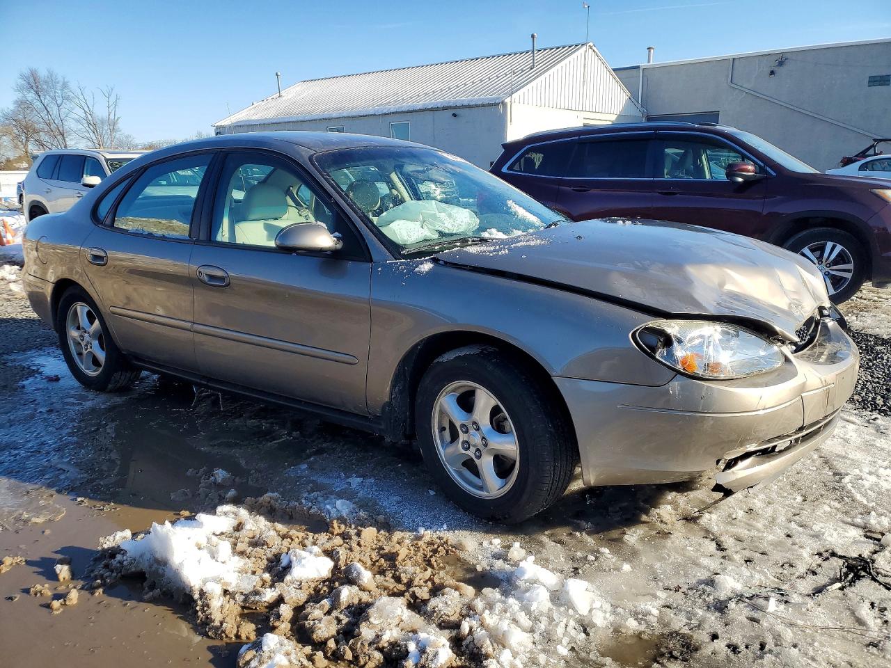 2002 Ford Taurus Ses Beige vin: 1FAFP55U02A133357