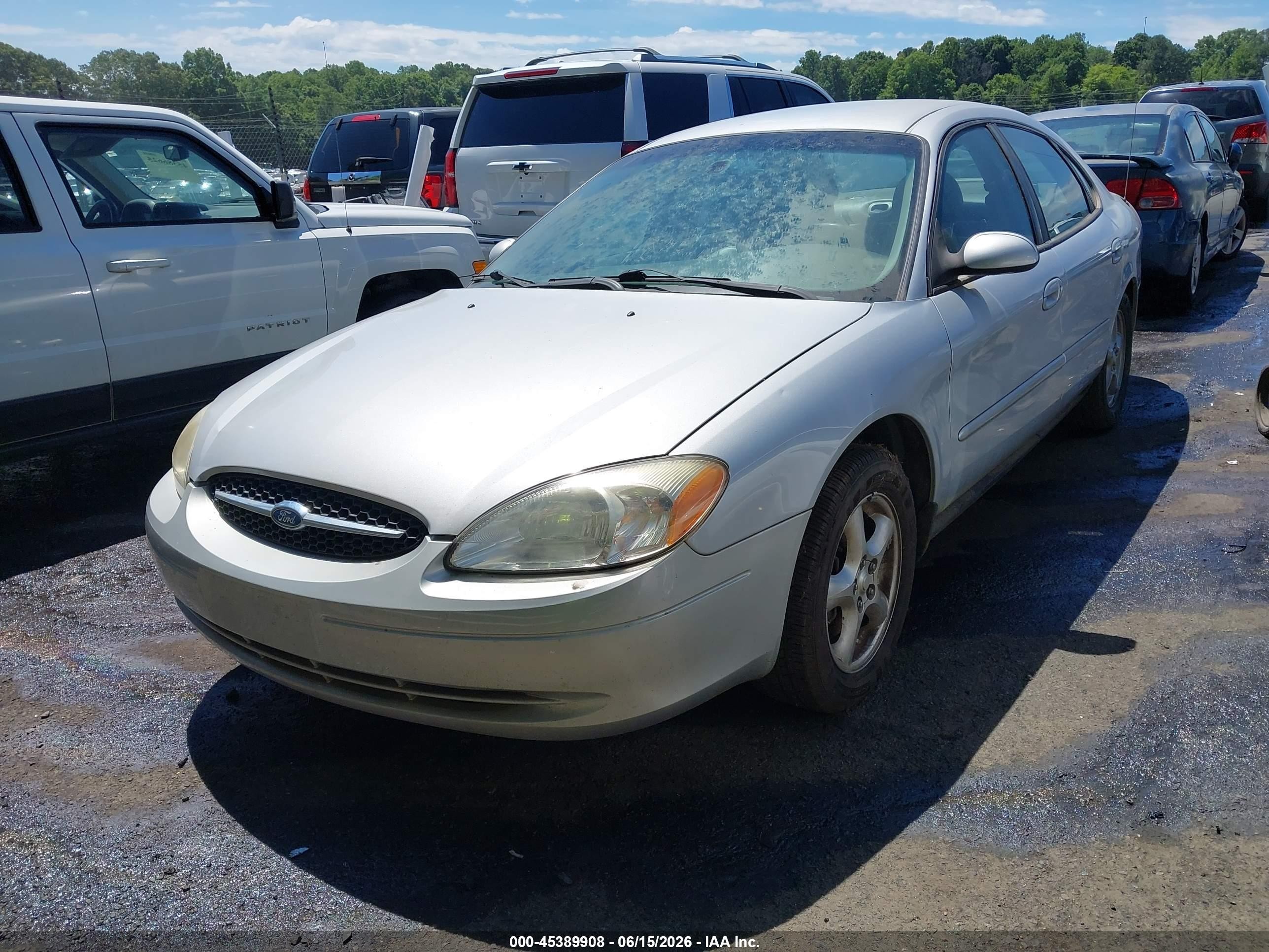 2002 Ford Taurus Ses/ses Standard Silver vin: 1FAFP55U02A256785