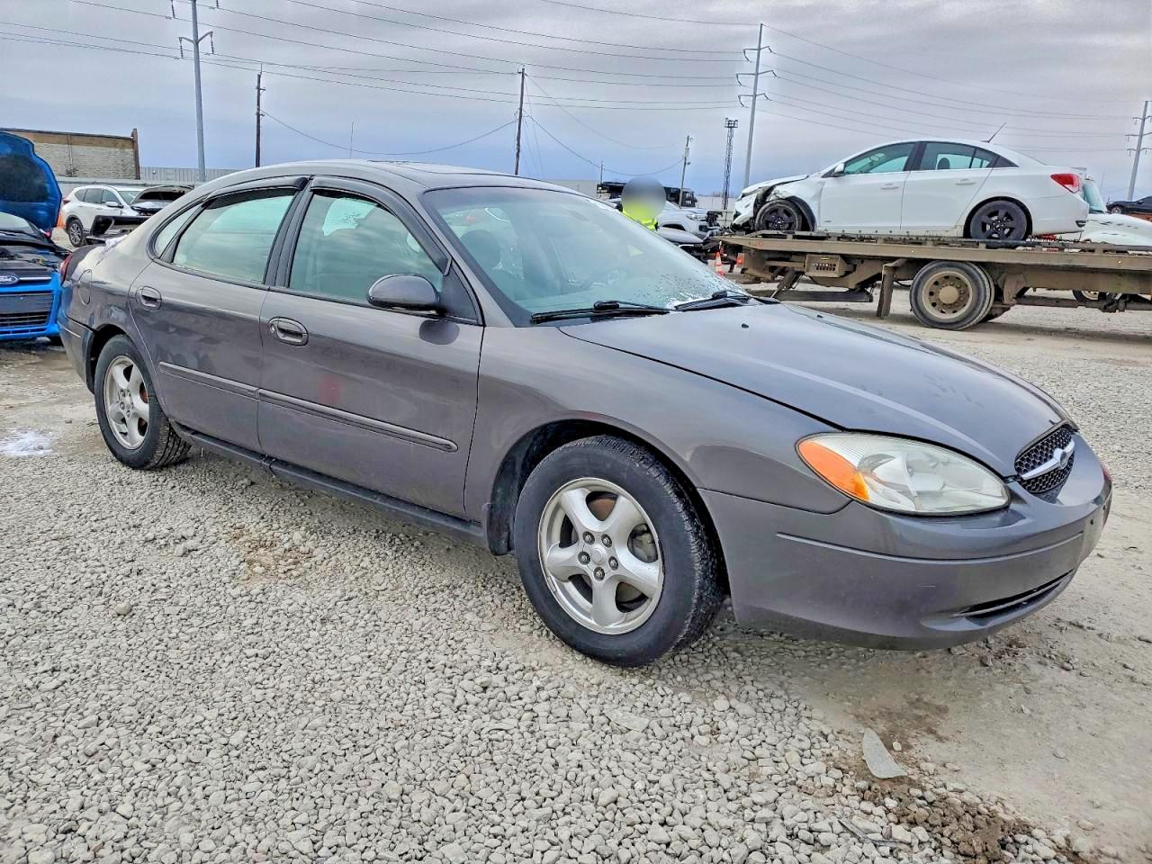 2003 Ford Taurus Gray vin: 1FAFP55U03A131822
