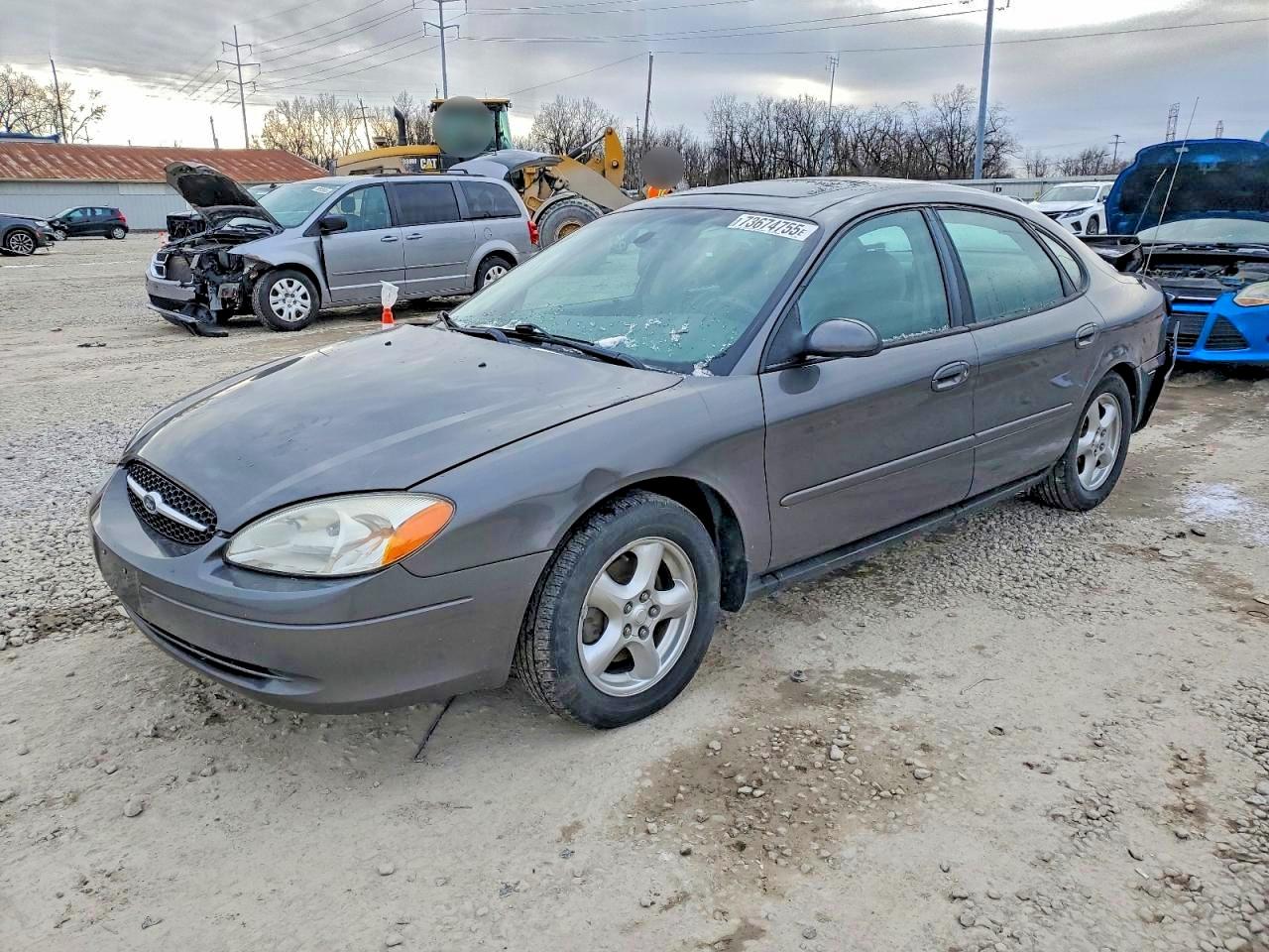 2003 Ford Taurus Gray vin: 1FAFP55U03A131822
