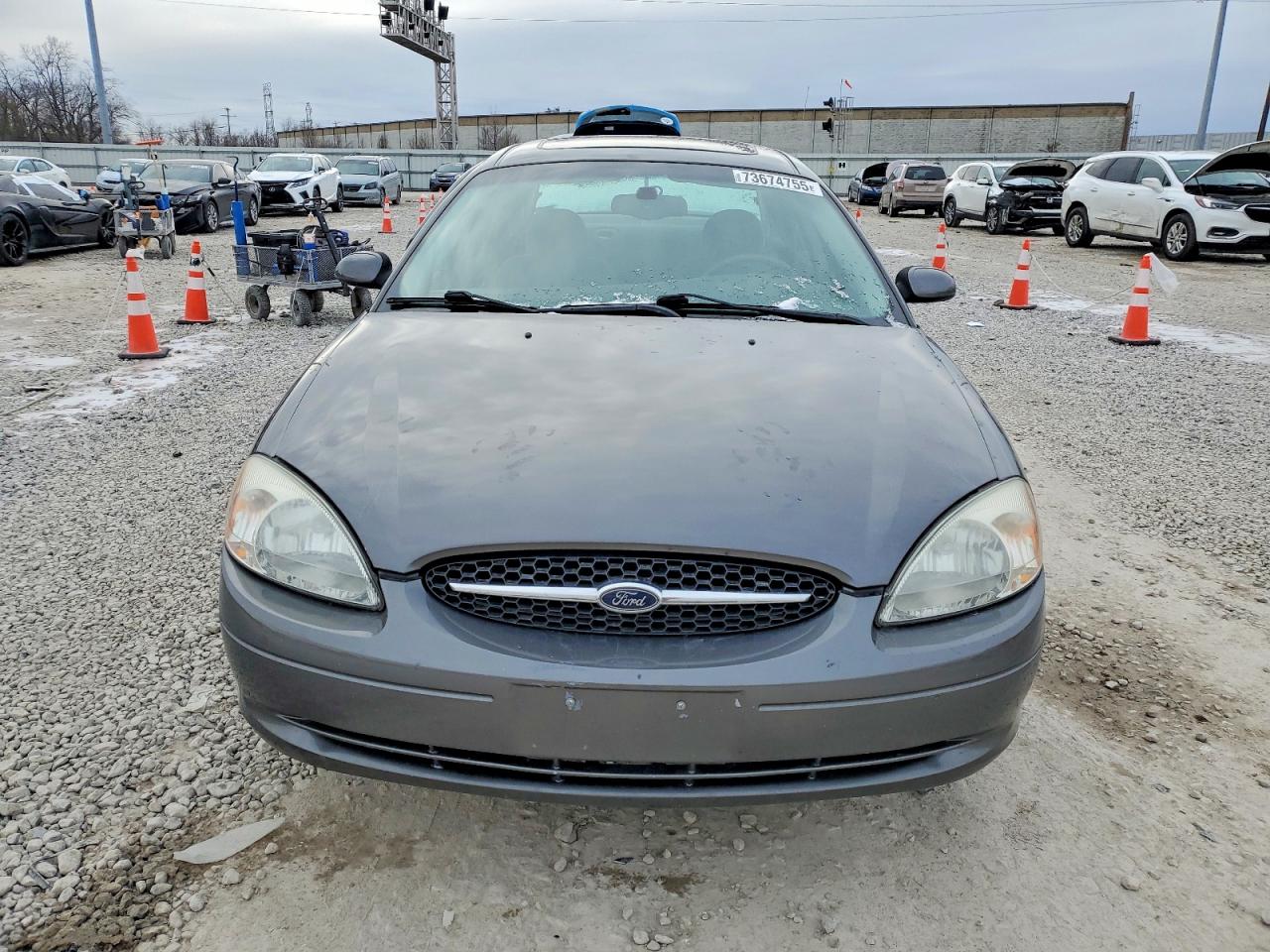 2003 Ford Taurus Gray vin: 1FAFP55U03A131822