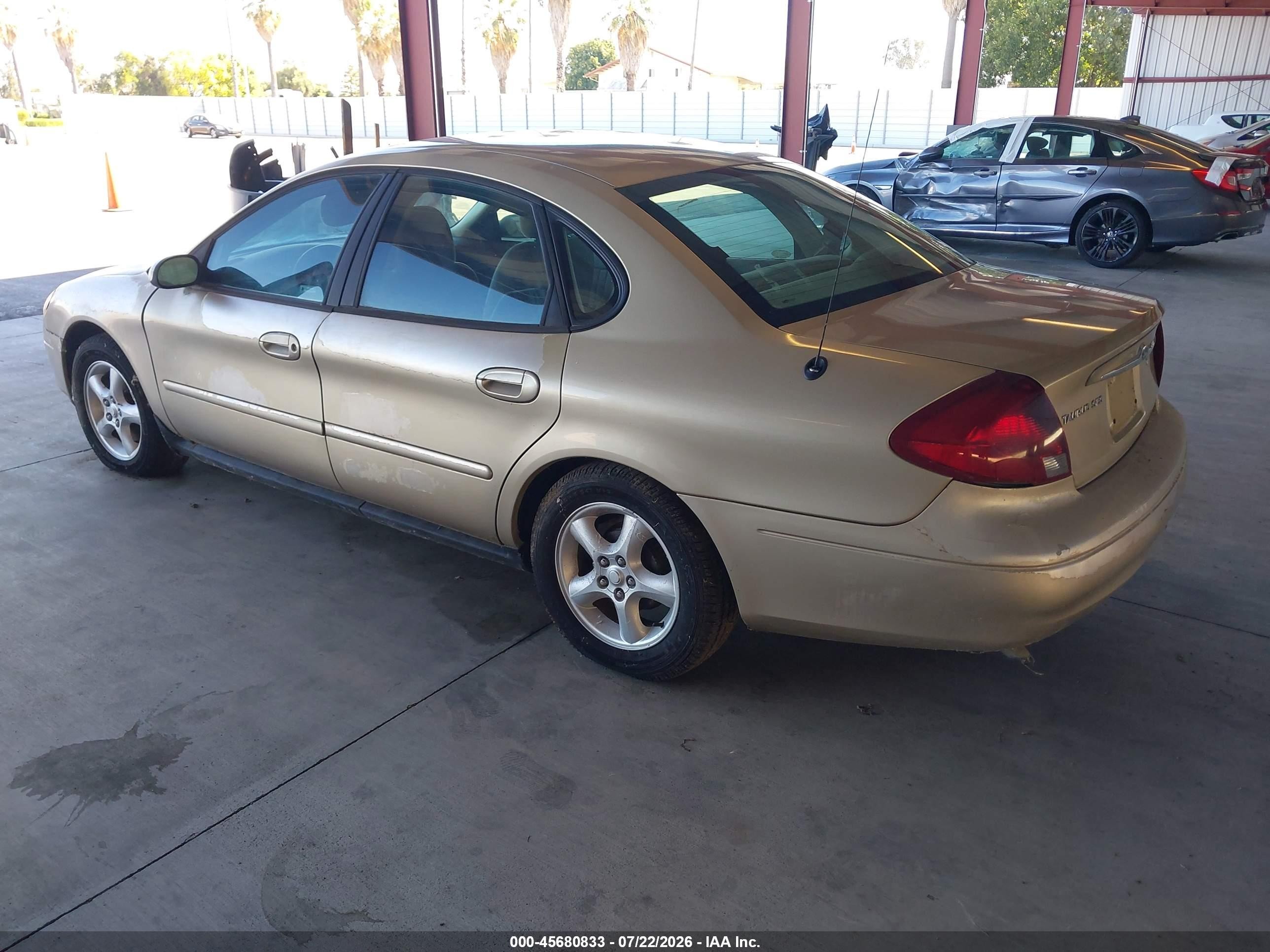 2001 Ford Taurus Ses Желто-коричневый vin: 1FAFP55U11A107655