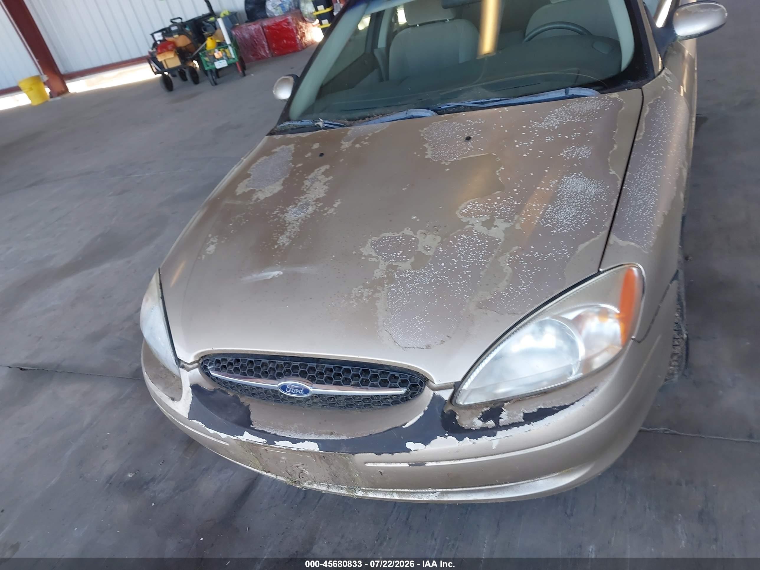2001 Ford Taurus Ses Желто-коричневый vin: 1FAFP55U11A107655