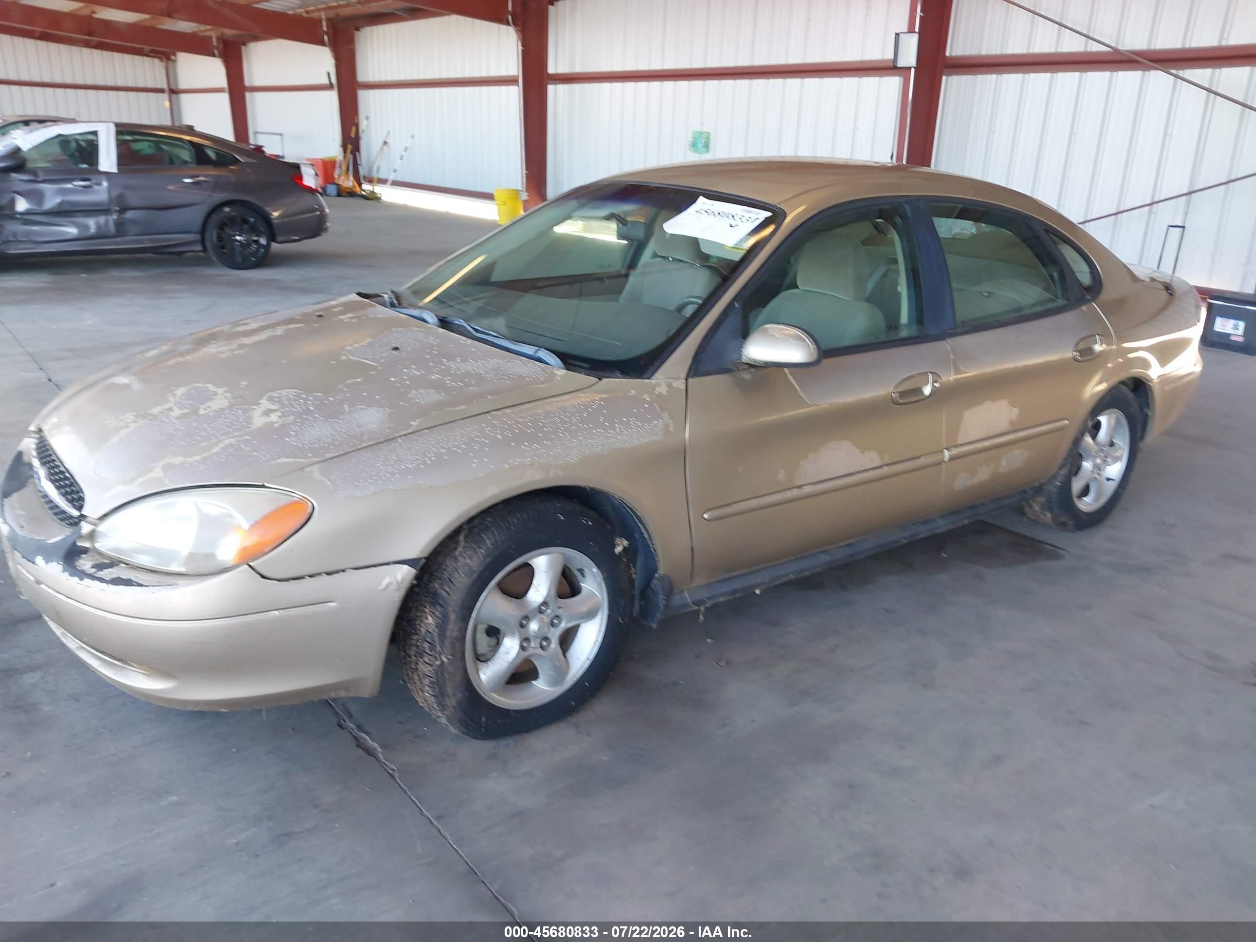 2001 Ford Taurus Ses Желто-коричневый vin: 1FAFP55U11A107655