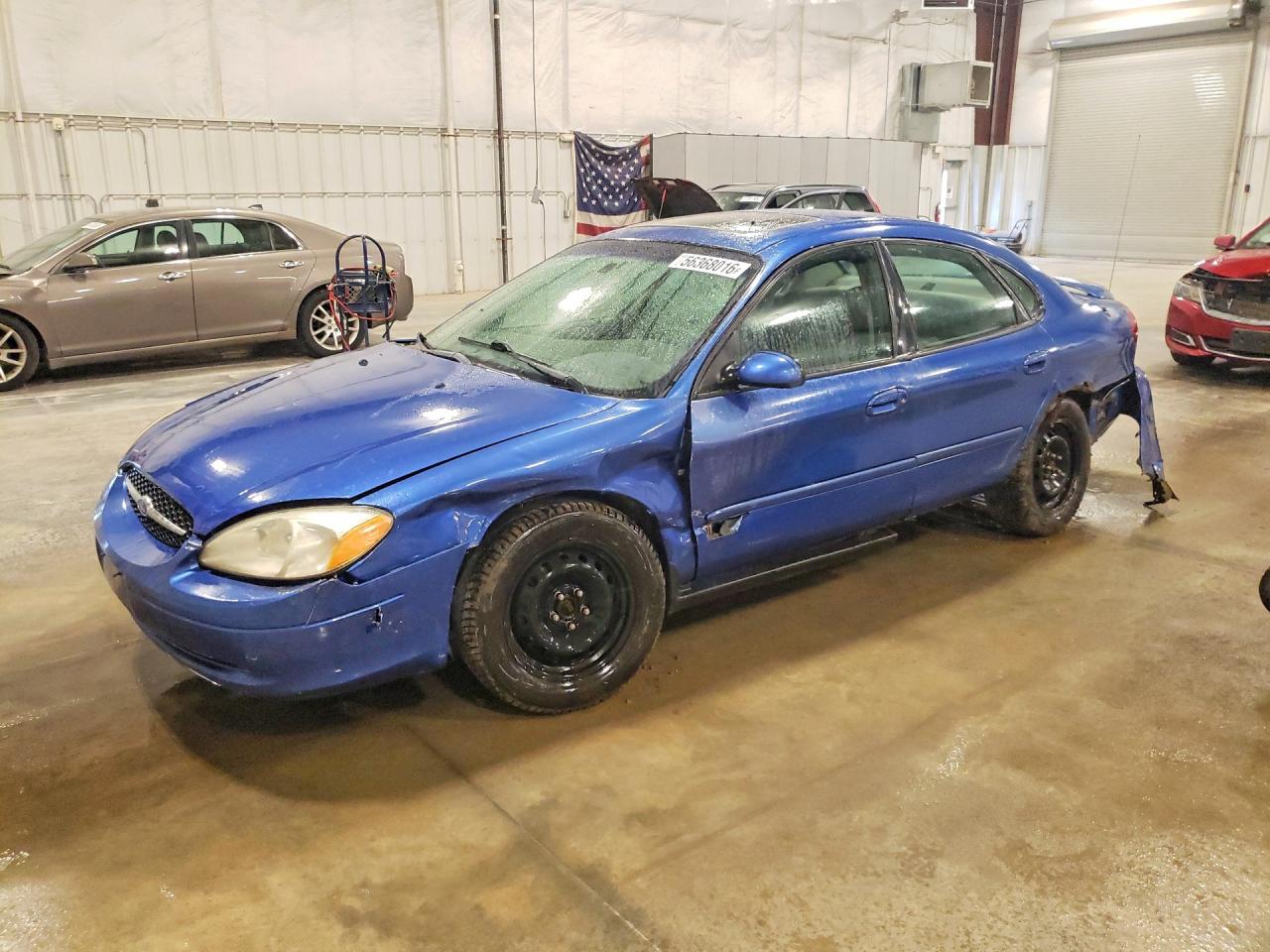 2003 Ford Taurus Ses Blue vin: 1FAFP55U13A183363