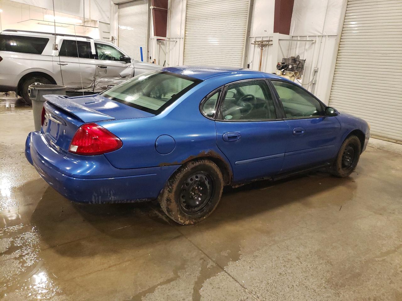 2003 Ford Taurus Ses Синий vin: 1FAFP55U13A183363
