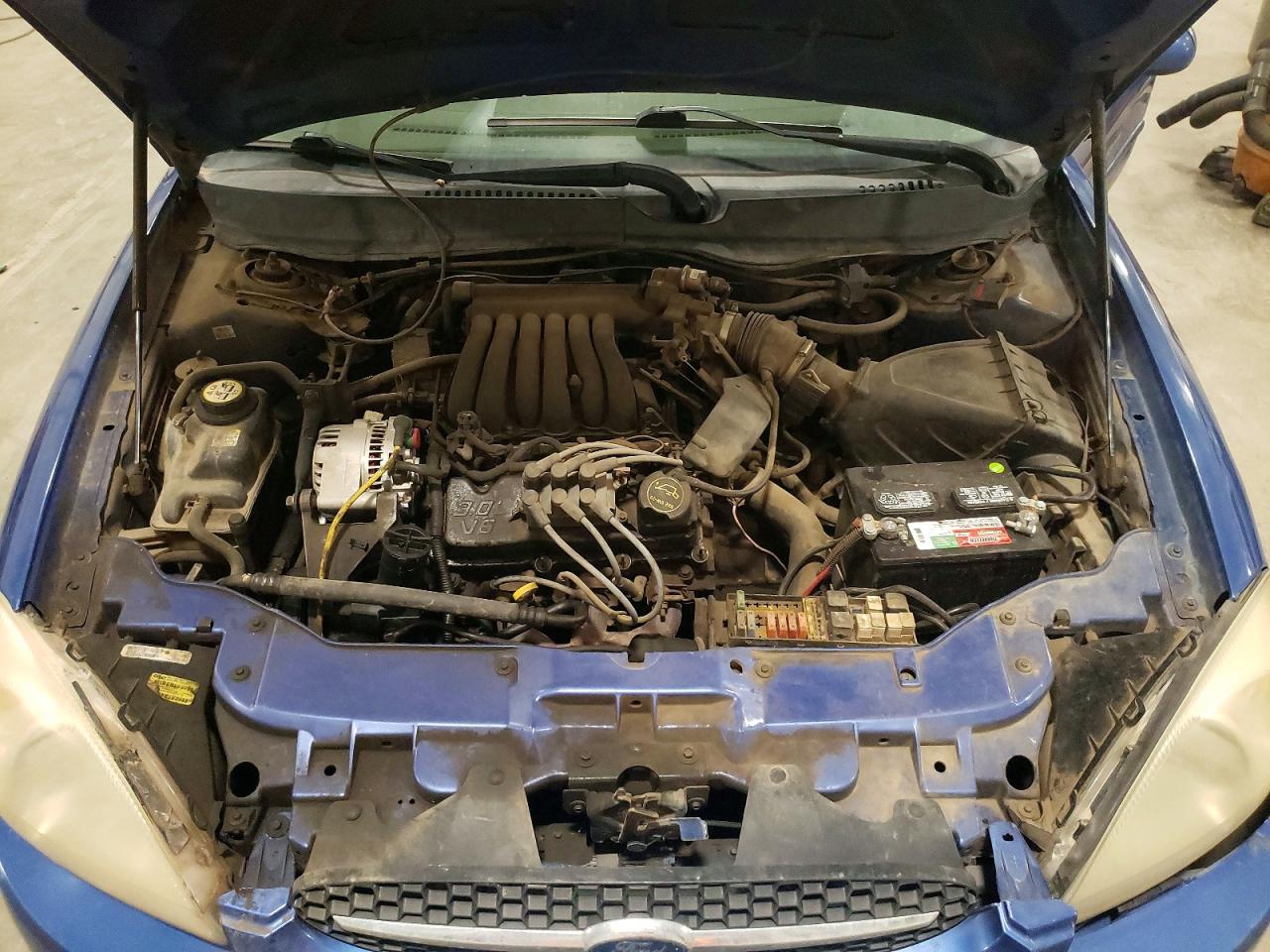 2003 Ford Taurus Ses Синий vin: 1FAFP55U13A183363