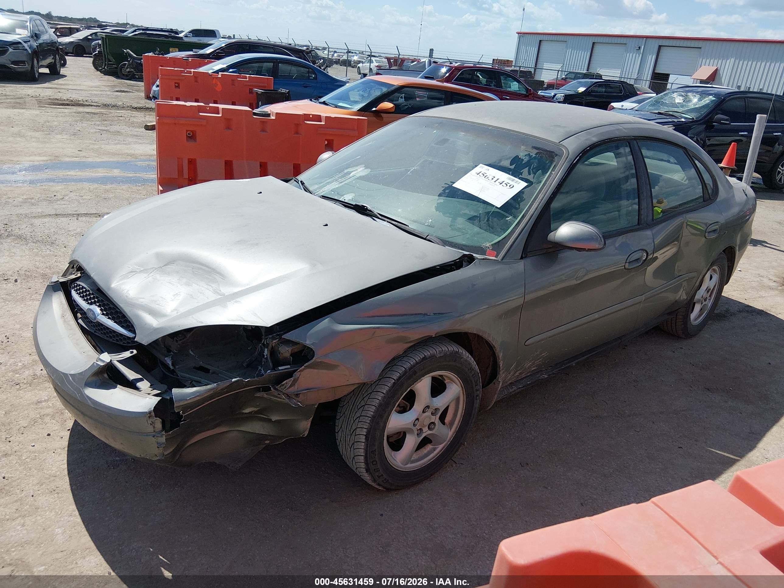 2003 Ford Taurus Ses Gray vin: 1FAFP55U13G154801