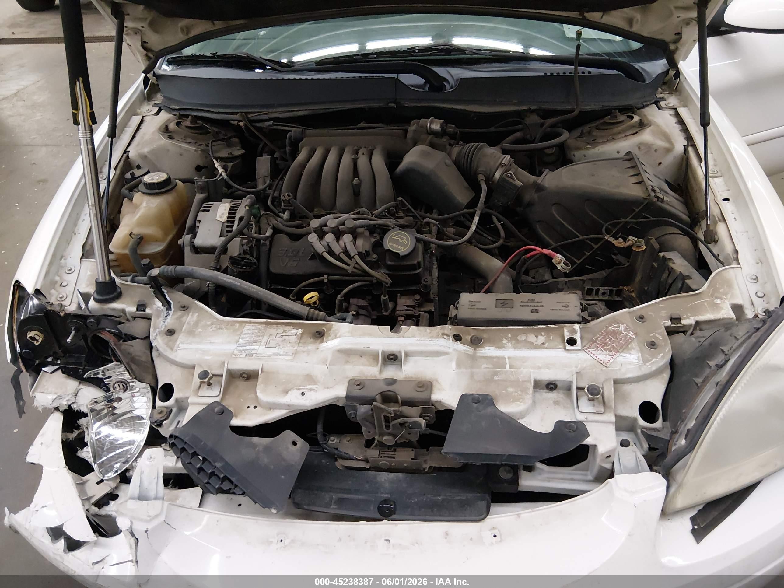 2003 Ford Taurus Ses White vin: 1FAFP55U13G260858