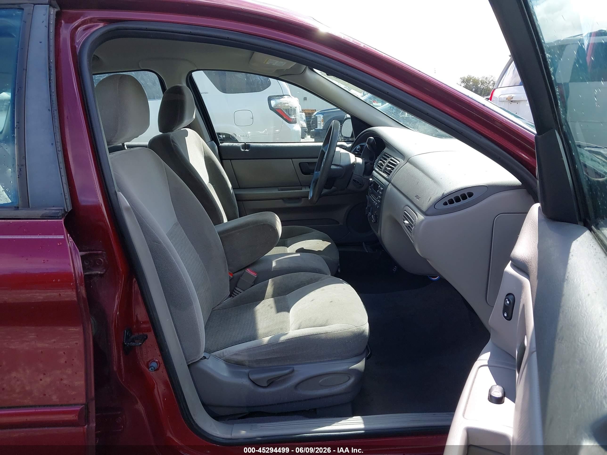 2004 Ford Taurus Ses Темно-бордовый vin: 1FAFP55U14G163354