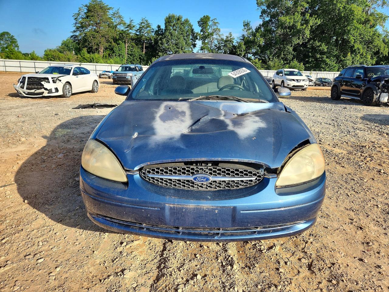 2002 Ford Taurus Ses Синий vin: 1FAFP55U22A183516
