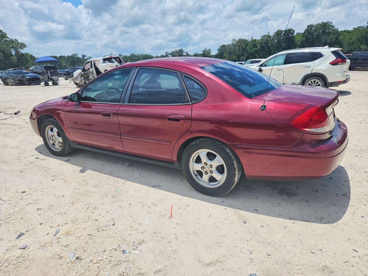 2004 Ford Taurus Ses Burgundy vin: 1FAFP55U24A178397