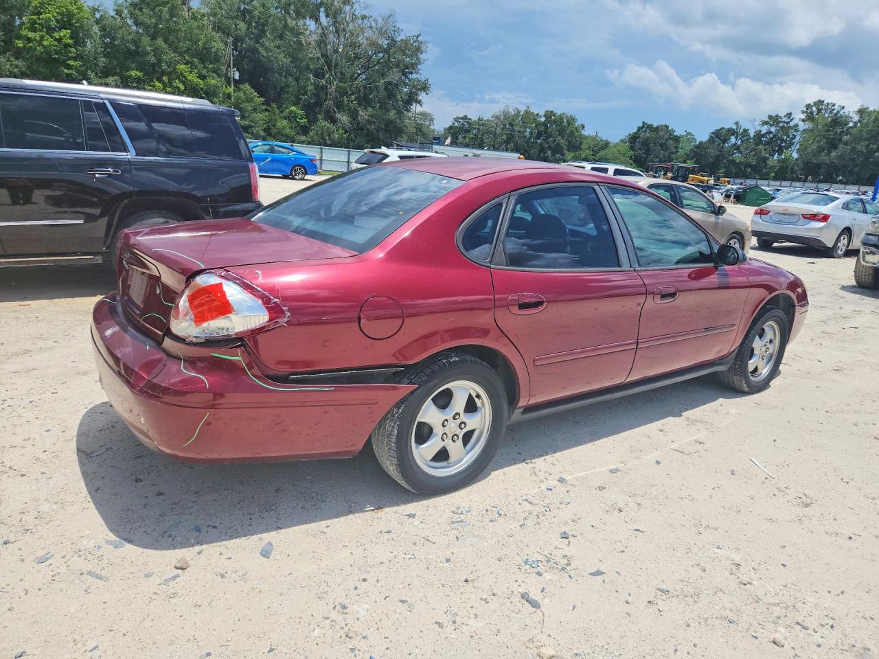 2004 Ford Taurus Ses Burgundy vin: 1FAFP55U24A178397