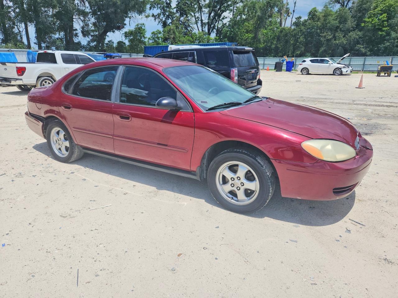 2004 Ford Taurus Ses Burgundy vin: 1FAFP55U24A178397