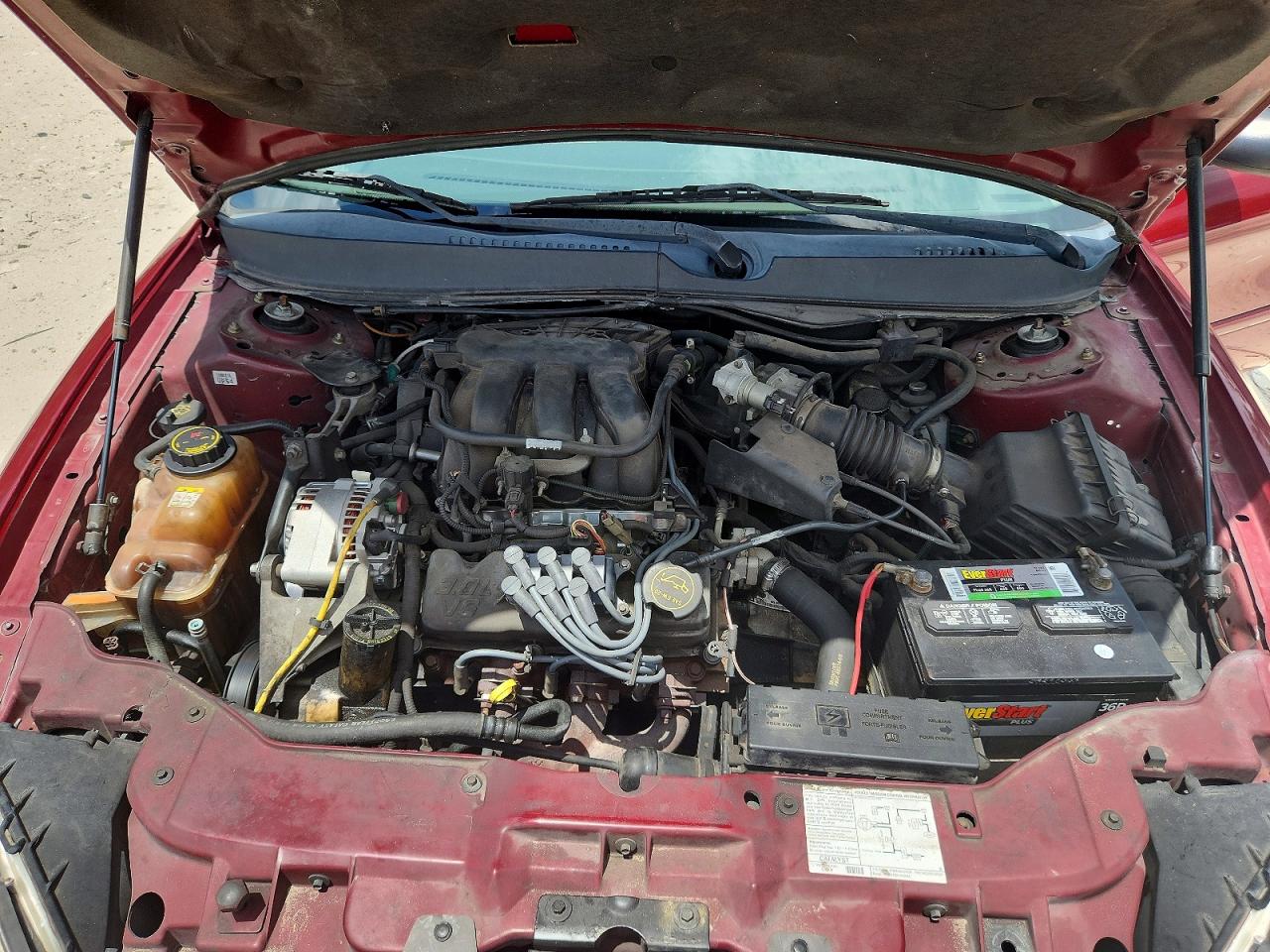 2004 Ford Taurus Ses Burgundy vin: 1FAFP55U24A178397