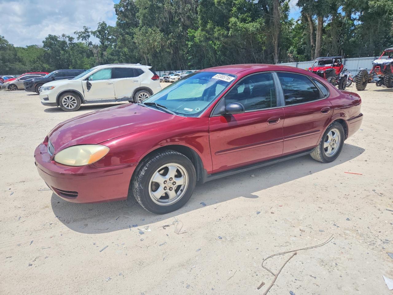 2004 Ford Taurus Ses Burgundy vin: 1FAFP55U24A178397