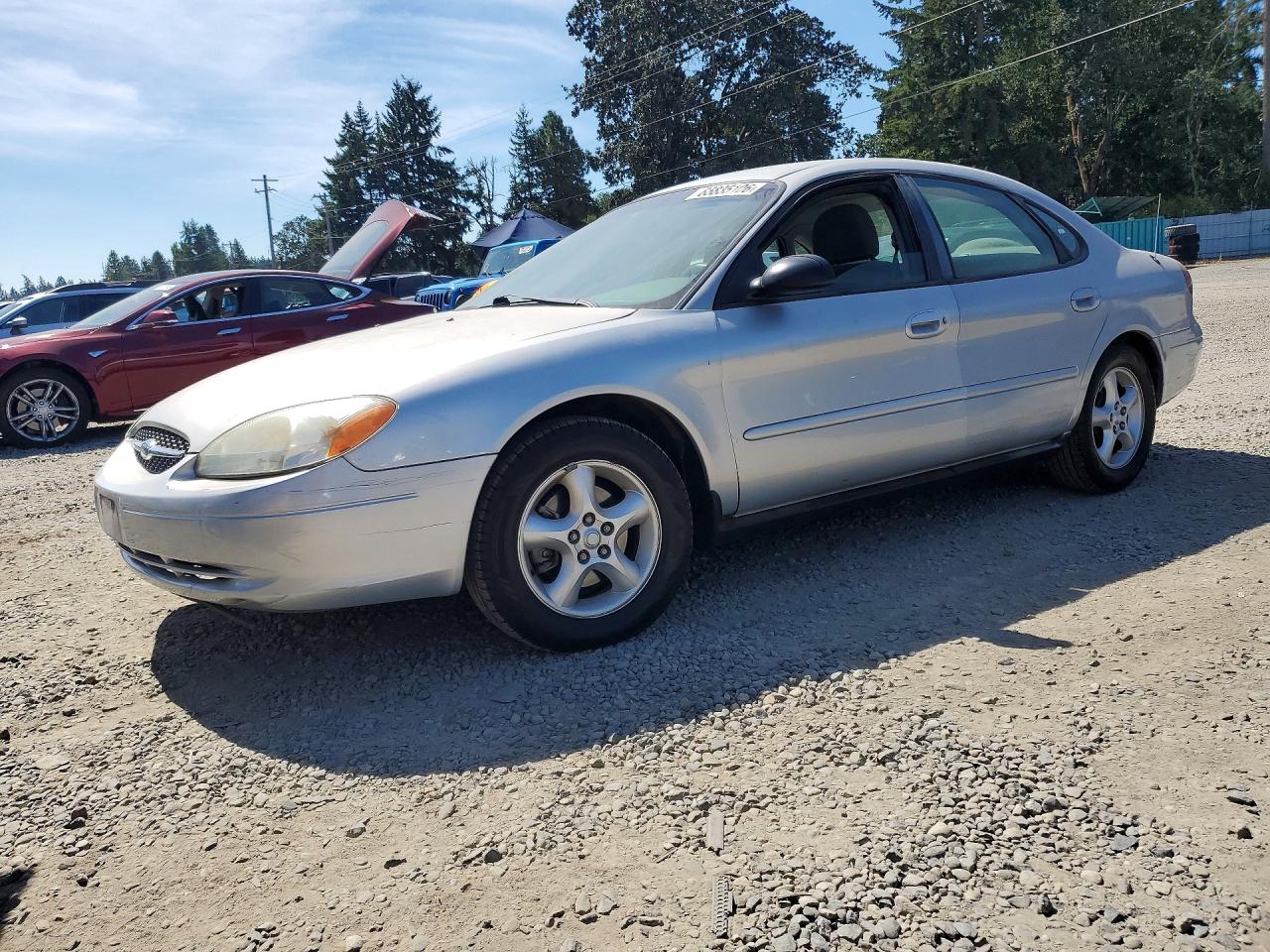 2001 Ford Taurus Ses Silver vin: 1FAFP55U31G174237